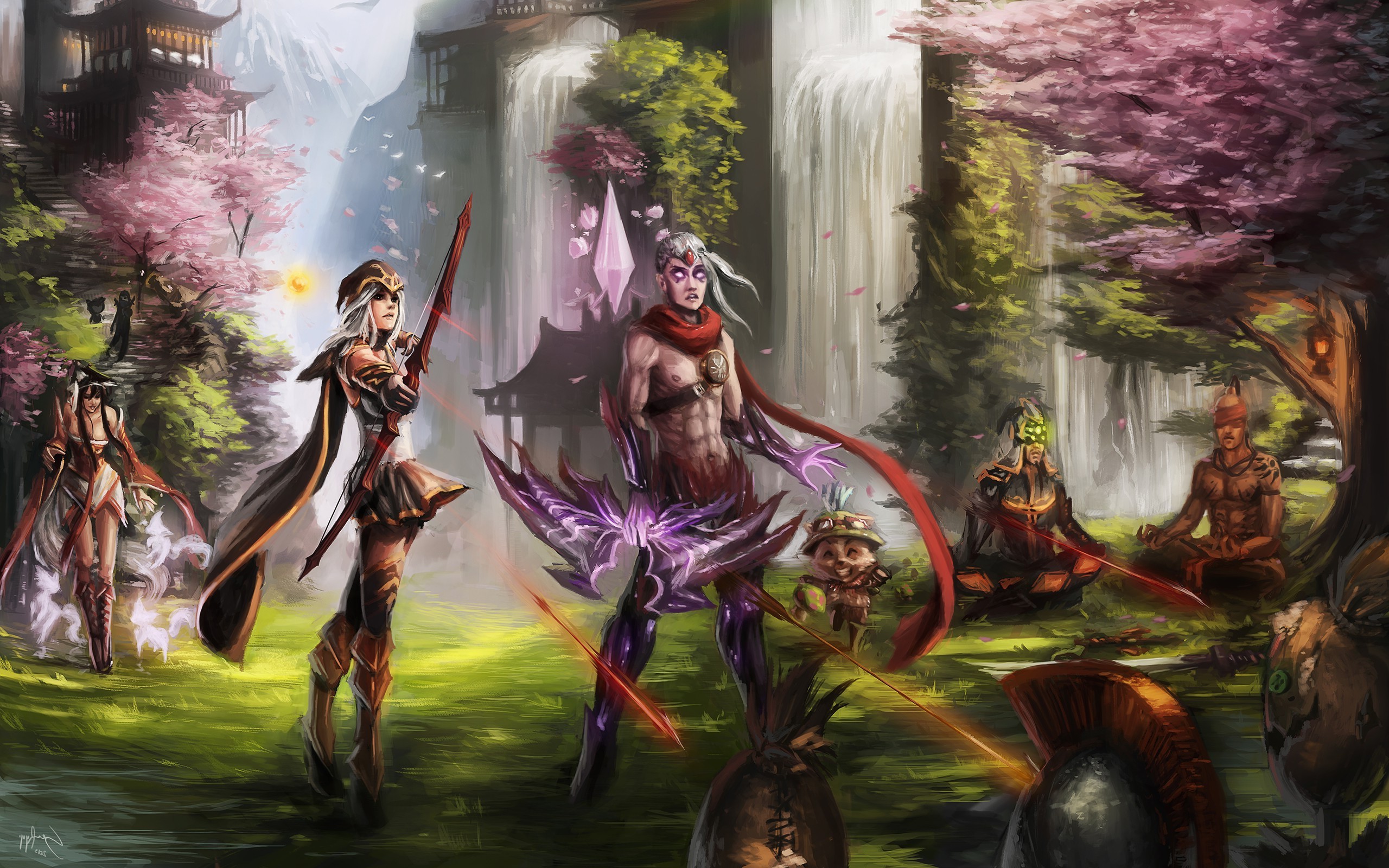 League Of Legends Varus Ashe - HD Wallpaper 