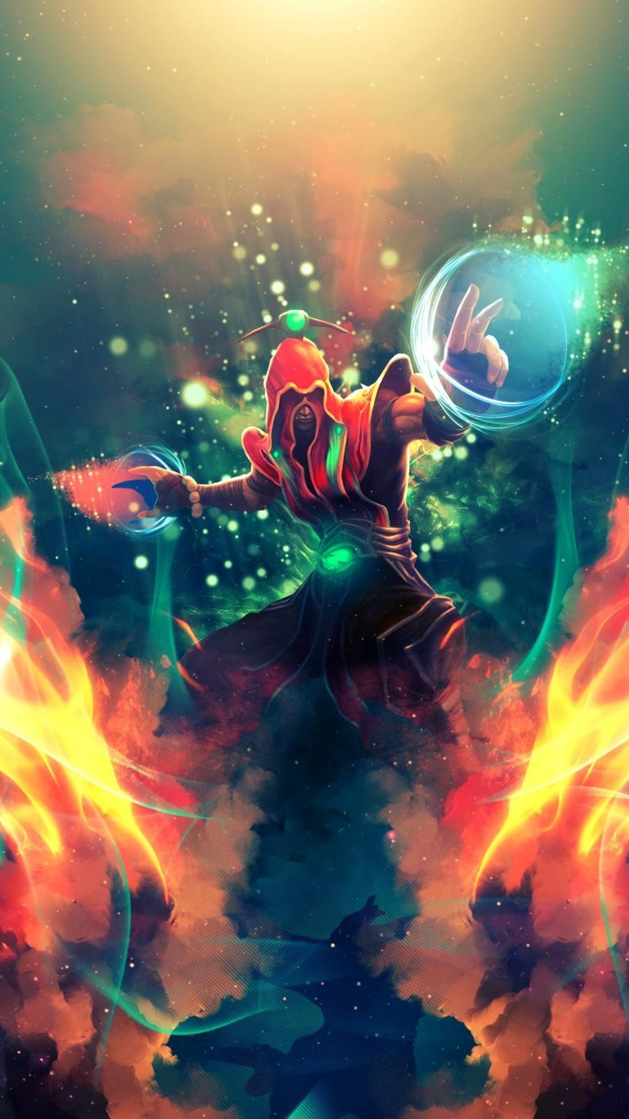 Wallpaper Lee Sin, League Of Legends, Art, Abstraction - Lee Sin Wallpaper Phone - HD Wallpaper 
