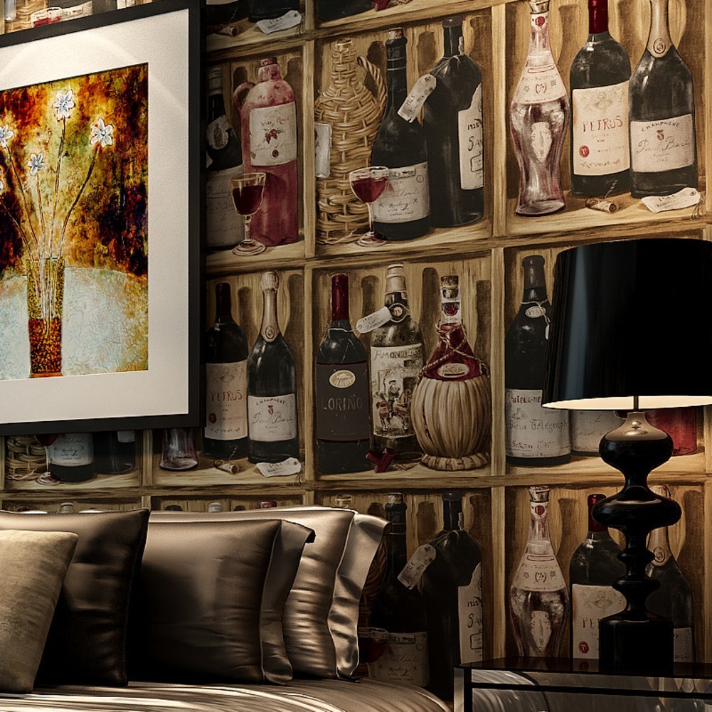 Dxg&fx American Vintage Wine Cellar Wallpaper Wine - Wallpaper - HD Wallpaper 