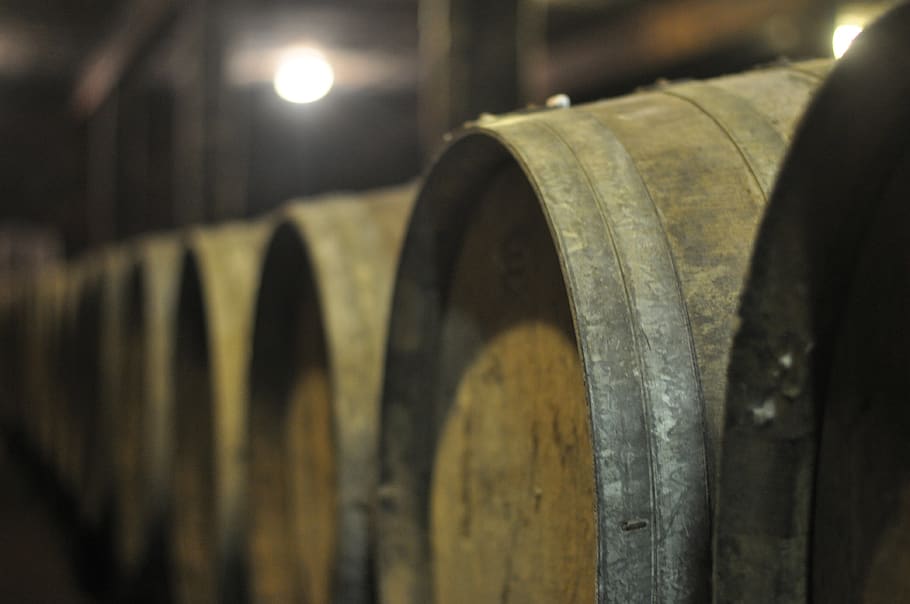 Barrels, Wine, Cellar, Cave, Wood, Winery, Vineyard, - St James Xo Rum - HD Wallpaper 