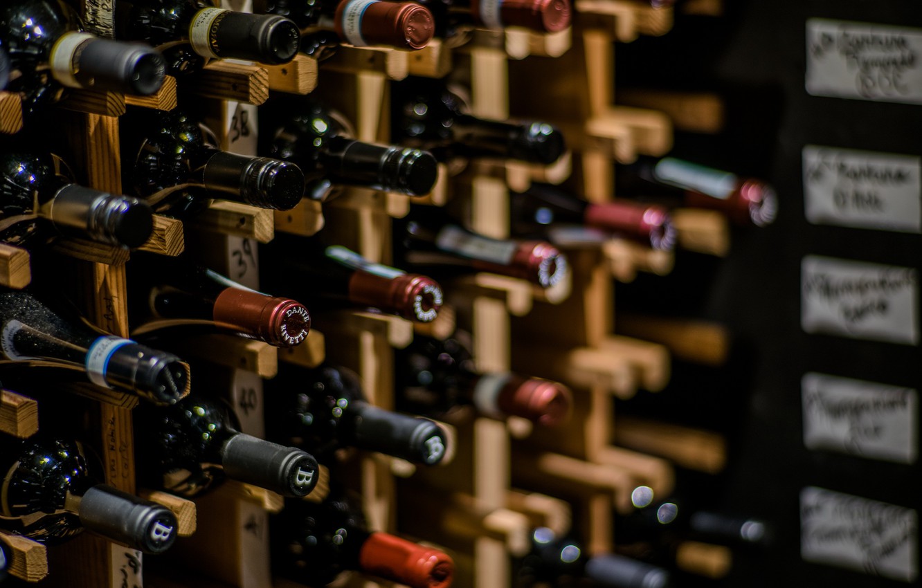 Photo Wallpaper Background, Wine, Bottle - Liquor Store - 1332x850