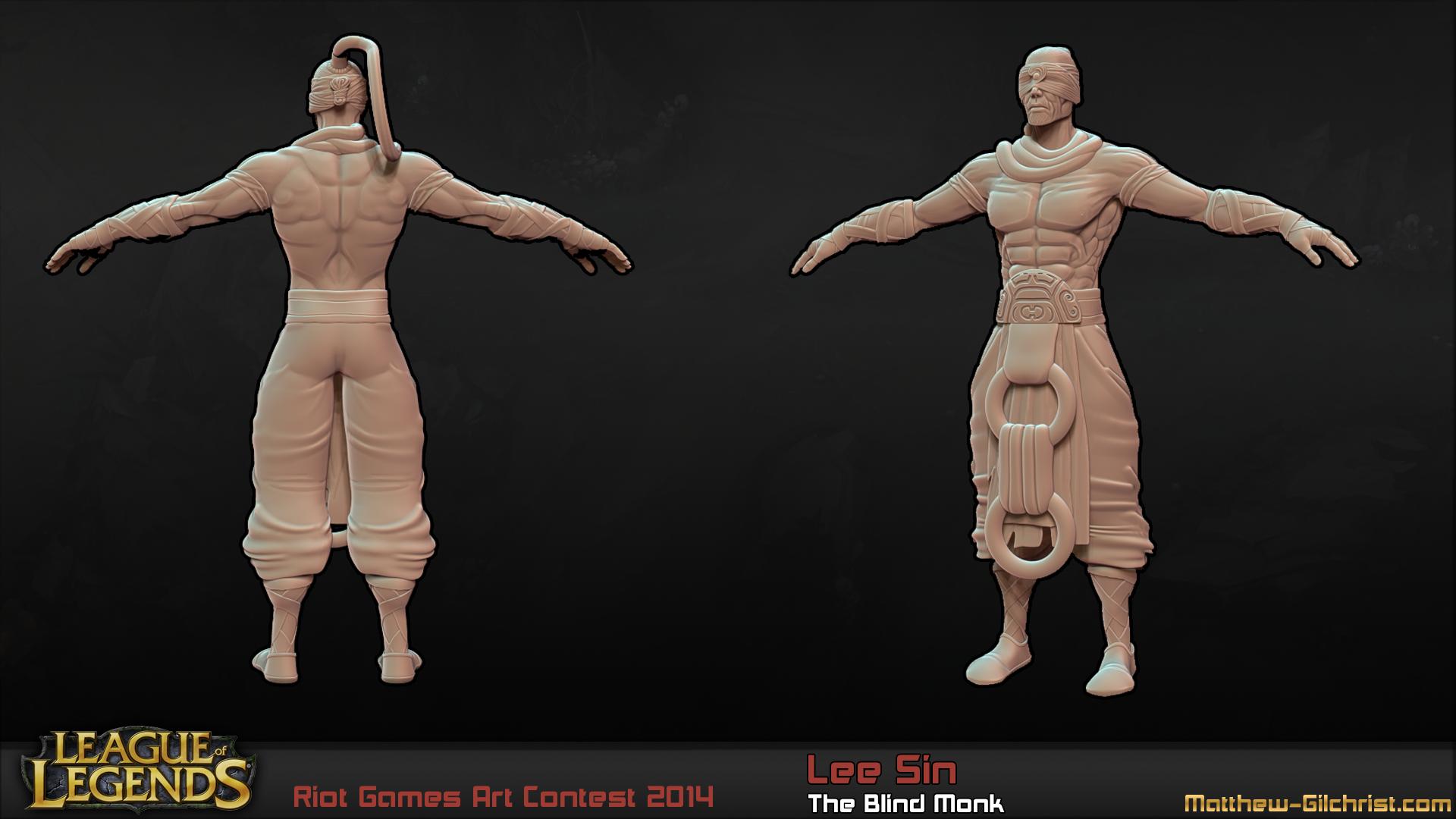 Lee Sin T Pose - HD Wallpaper 