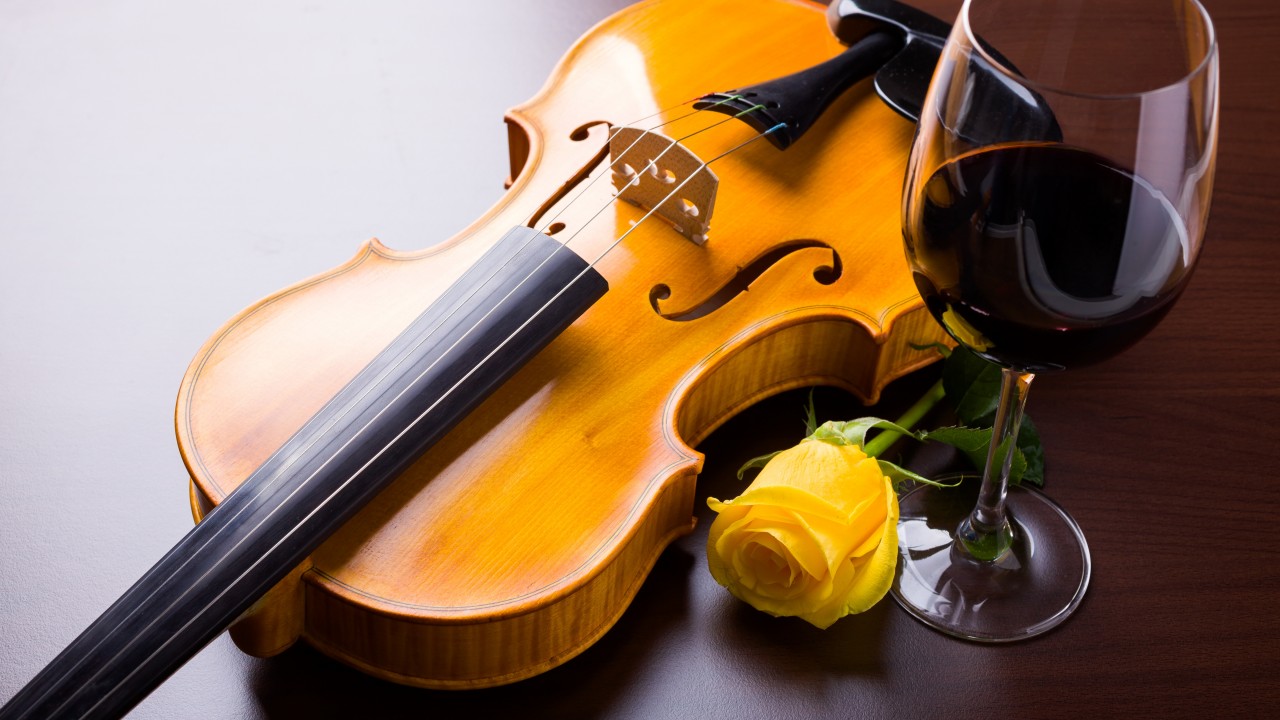 Wine Violin - HD Wallpaper 