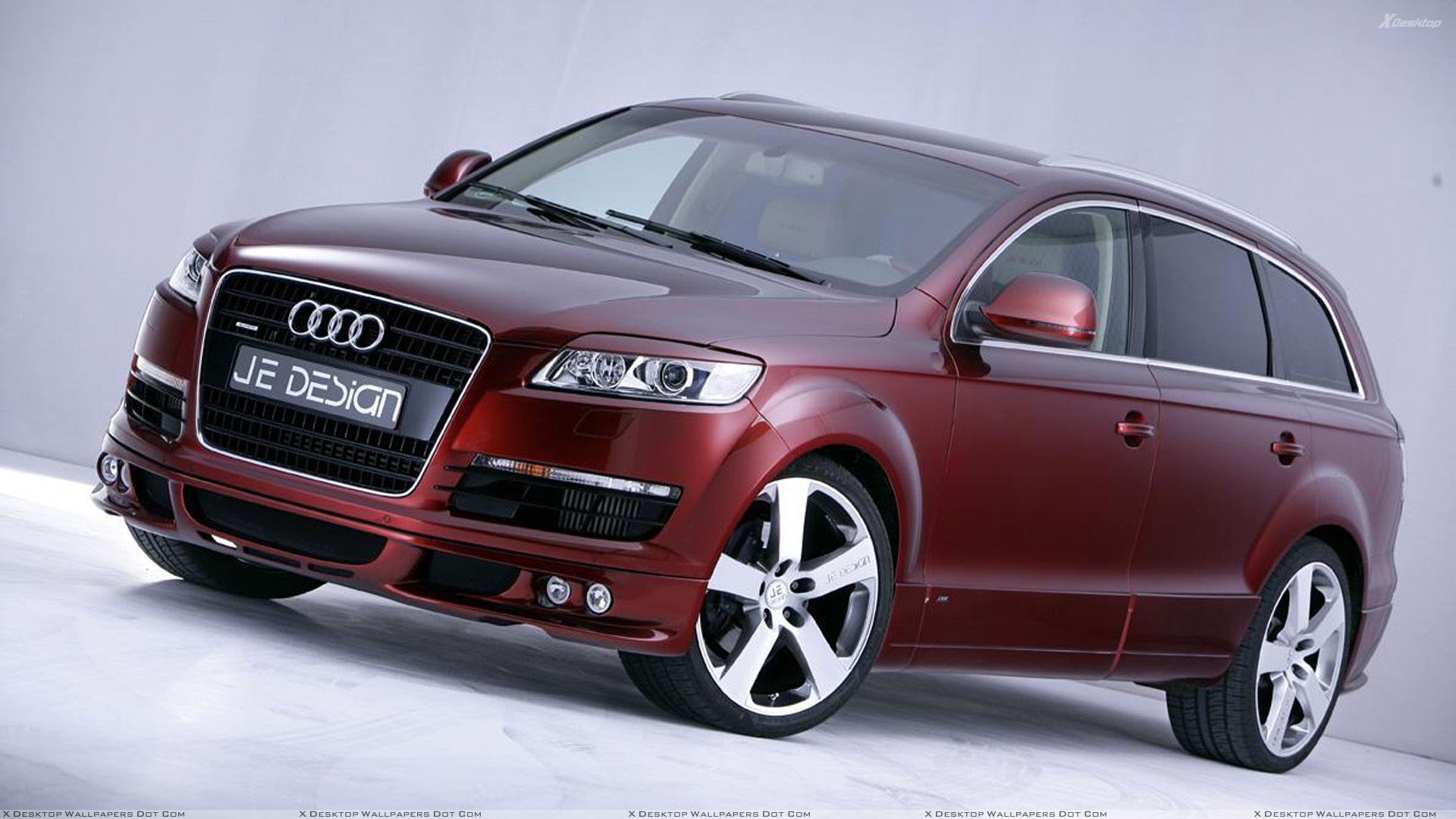 Audi 2016 Q7 Maroon - HD Wallpaper 