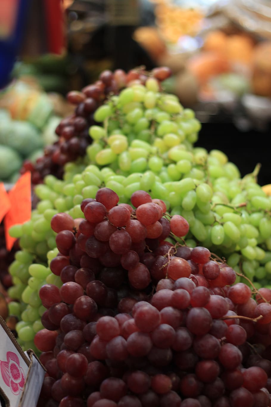 Color, Grapes, Wine, Healthy, Red, Fresh, Fruit, Green, - Seedless Fruit - HD Wallpaper 