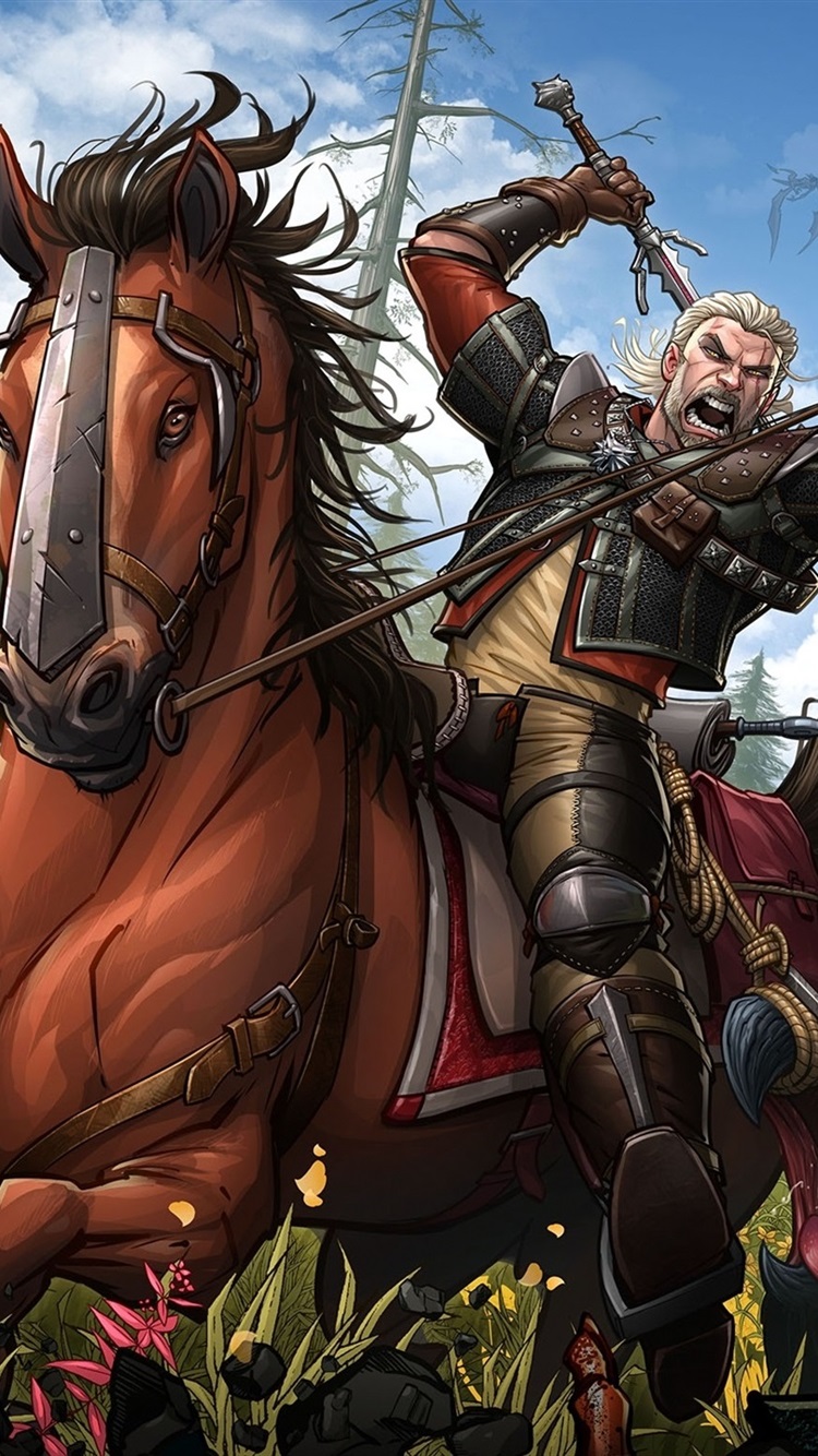 Iphone Wallpaper The Witcher - Witcher 3 High Quality - HD Wallpaper 
