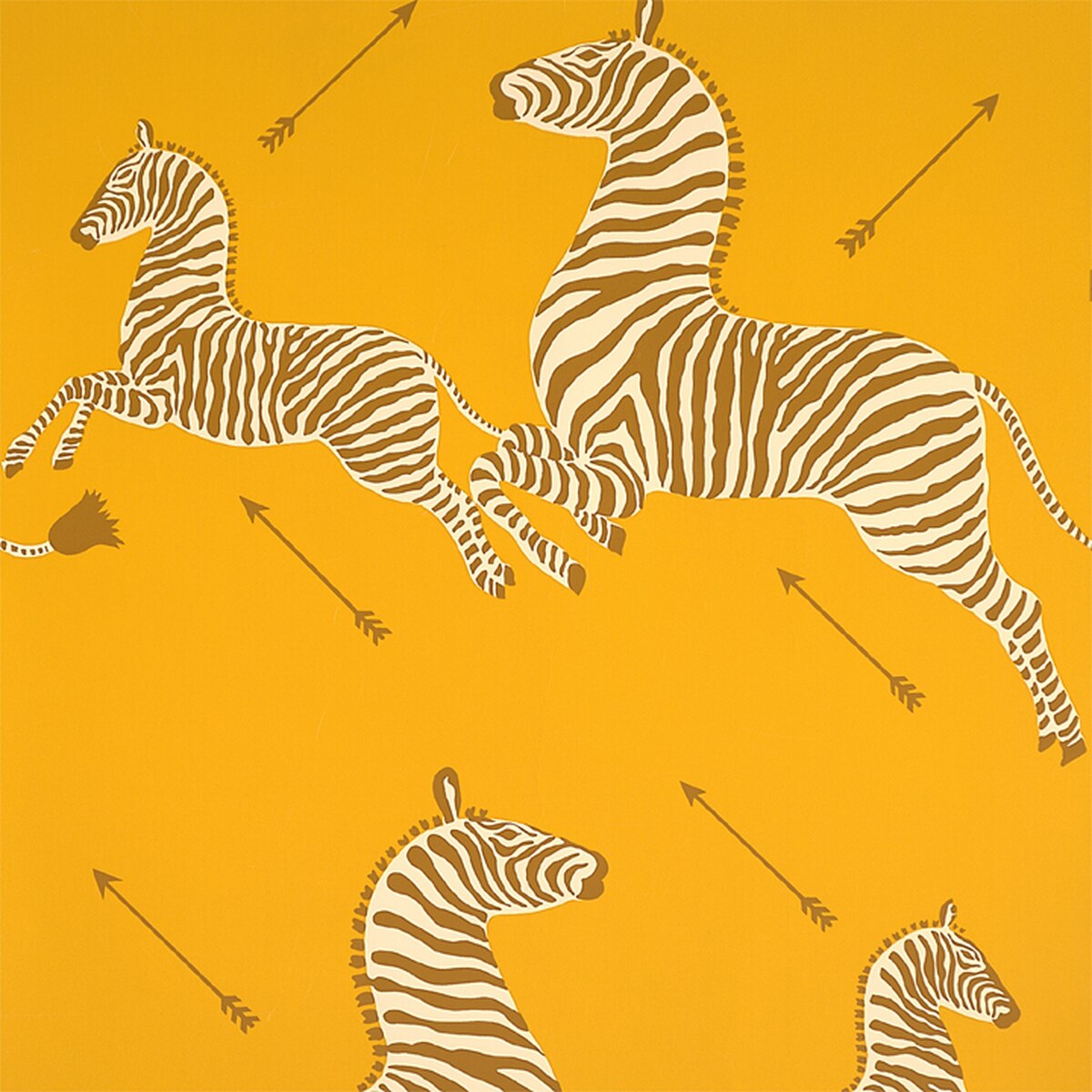 Scalamandre Zebras Wallpaper Zanzibar Gold Scalamandre Zebra