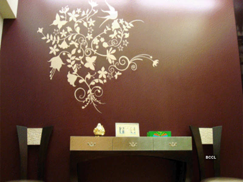 Decorating Home Walls In Stencils - Wall - HD Wallpaper 