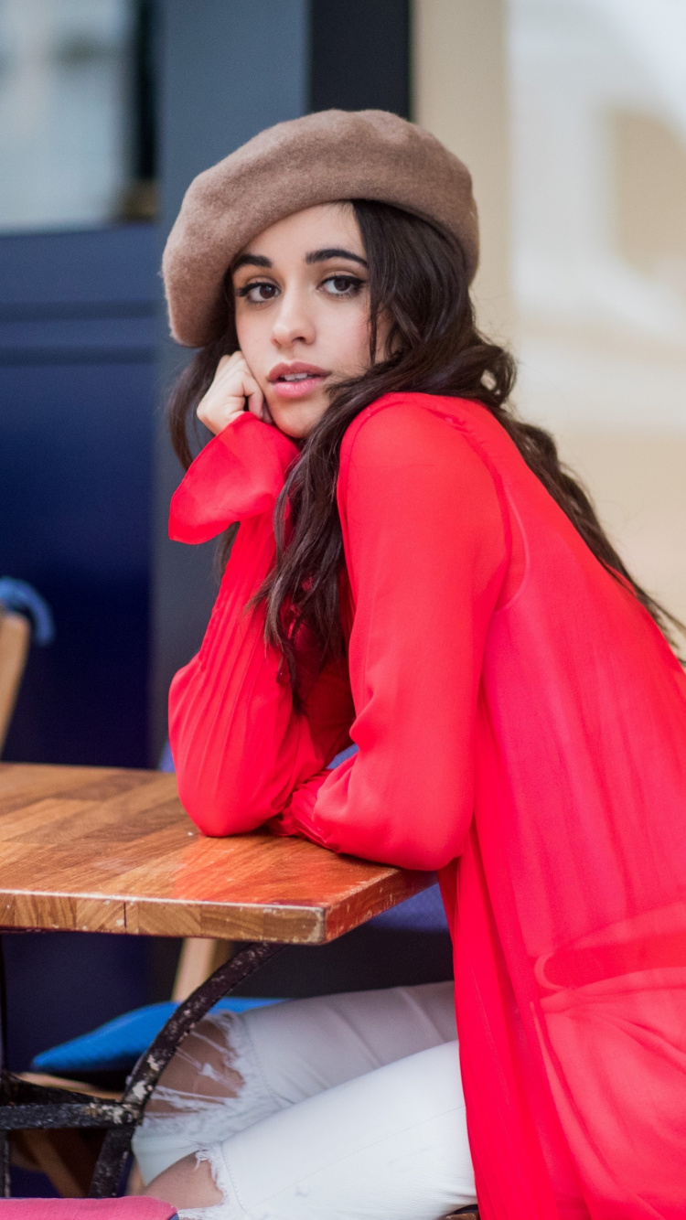 Camila Cabello, Red Dress, 2018, Photoshoot, Wallpaper - Camila Cabello Wallpaper Iphone7 - HD Wallpaper 