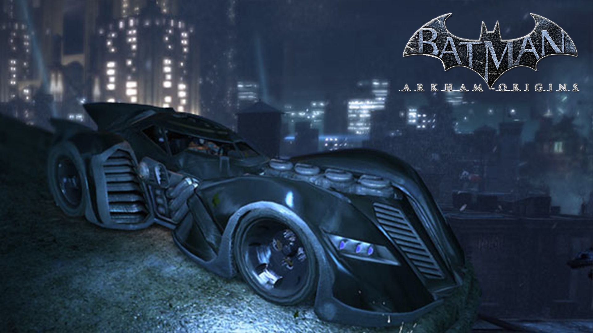 Batman Arkham Origins Wallpaper - Batman Arkham Origins Car - HD Wallpaper 