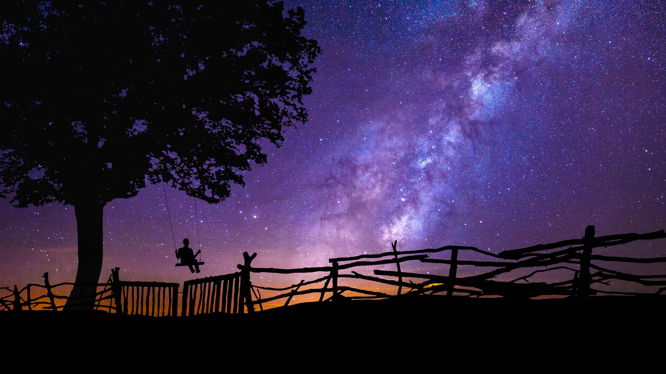 Night Sky - HD Wallpaper 