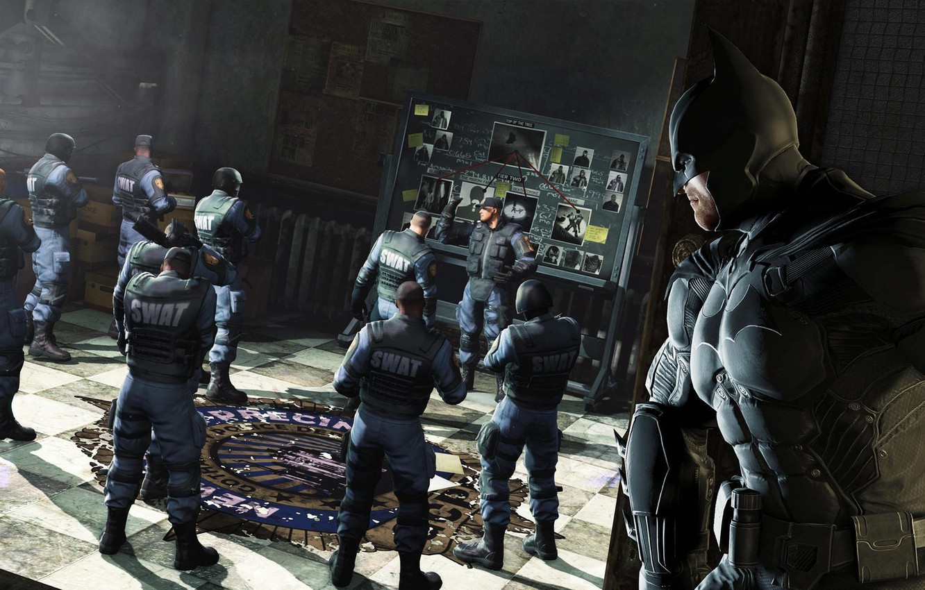 Photo Wallpaper Dc Comics, Bruce Wayne, Warner Bros, - Batman Arkham Origins - HD Wallpaper 