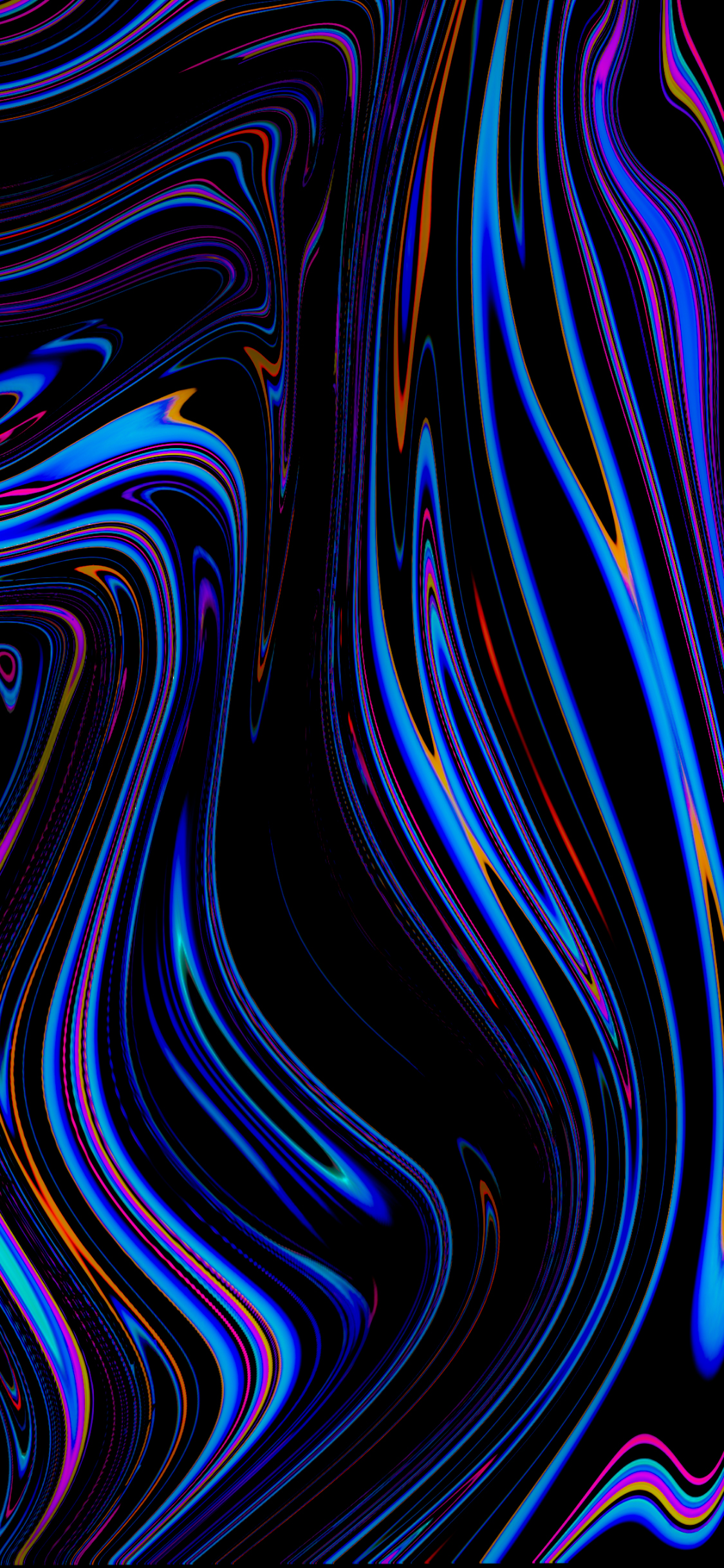 Marbleized Iphone Wallpaper Purple Blue Orange Hk3ton - Orange And Blue - HD Wallpaper 