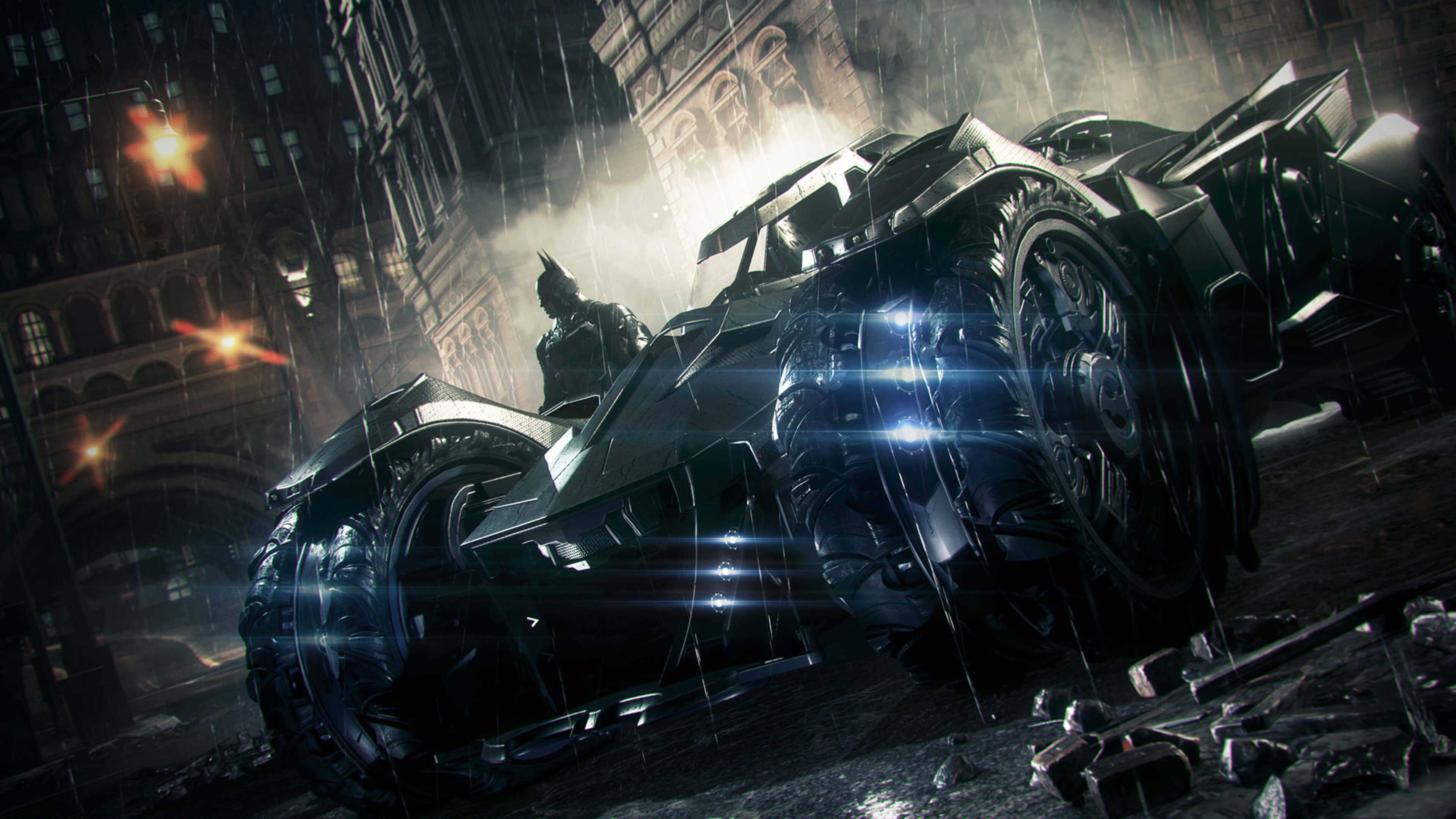 Batman Arkham Knight Batmobil - HD Wallpaper 
