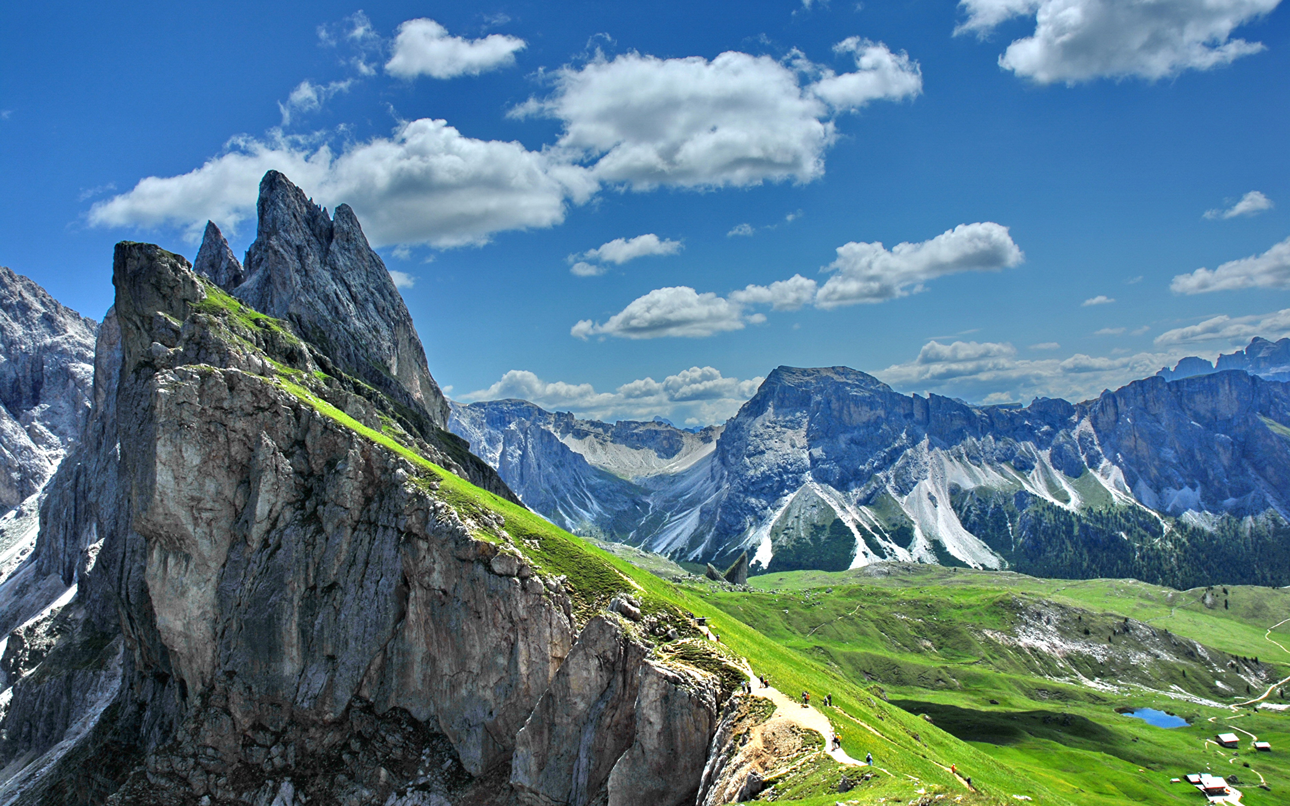 Italian Alps Wallpaper - Dolomites Background - HD Wallpaper 