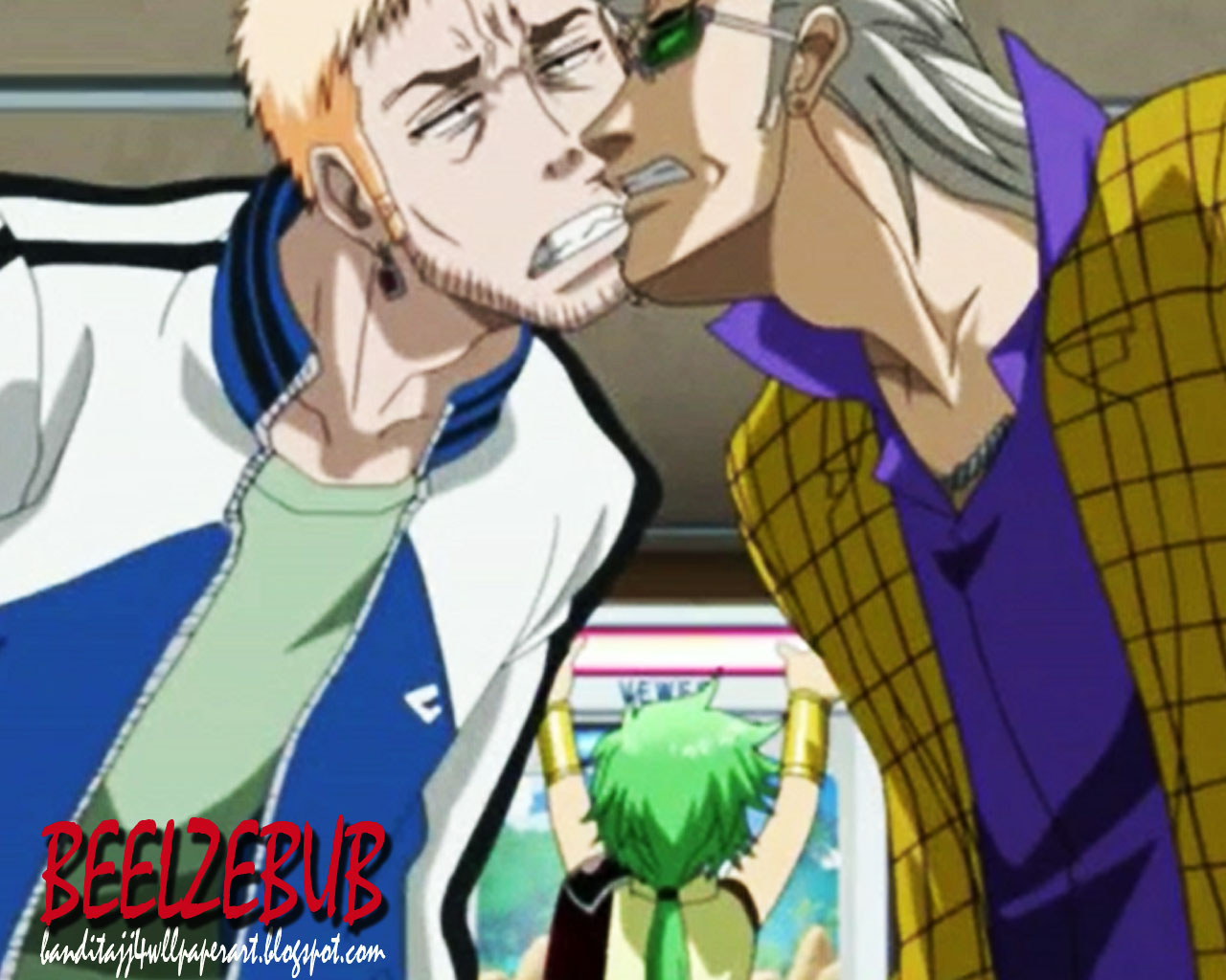 Http - //3 - Bp - Blogspot - Com/ Wallpaper Anime By - Beelzebub Anime Wallpaper Sweet - HD Wallpaper 