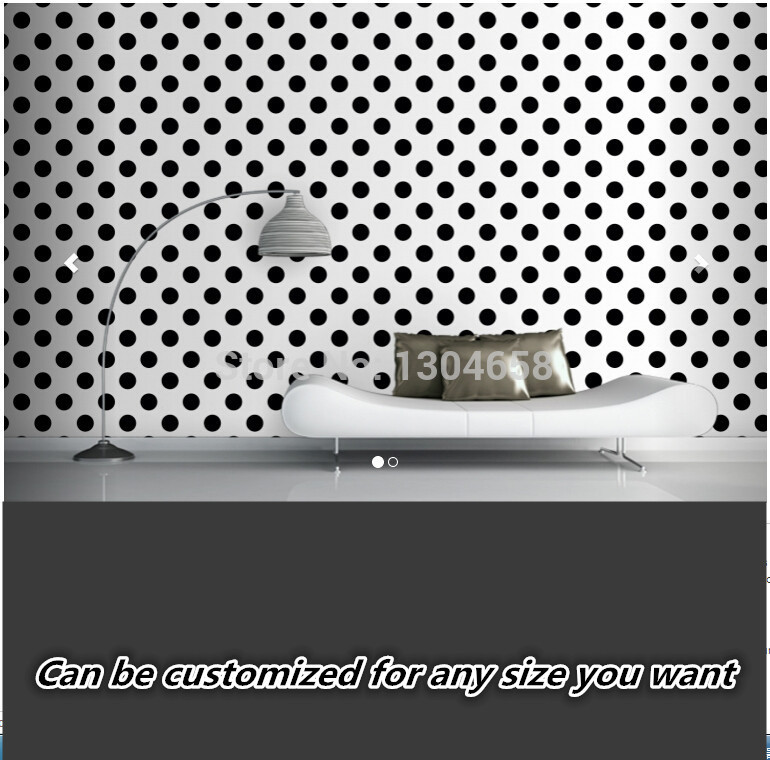 Black Polka Dot Wallpaper - HD Wallpaper 