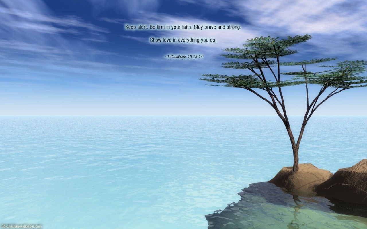 1 Corinthians 16 13 14 - HD Wallpaper 