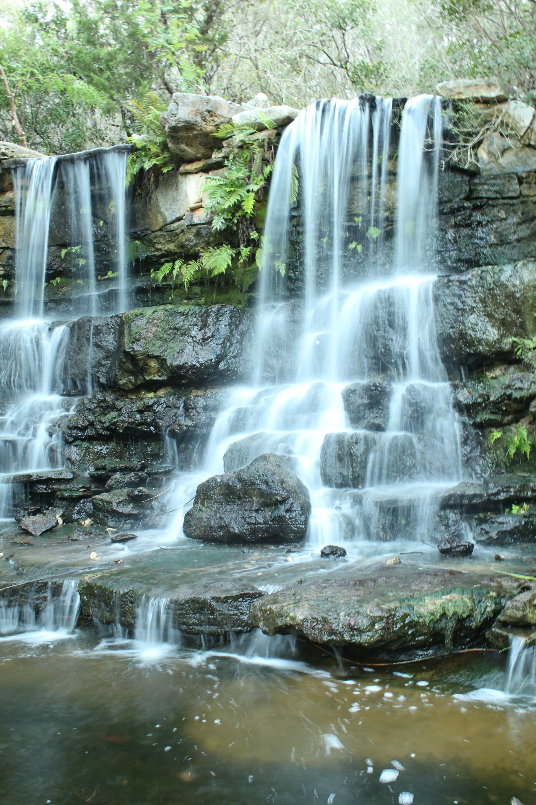 Waterfall In Austin Tx Wallpaper - Waterfall - HD Wallpaper 
