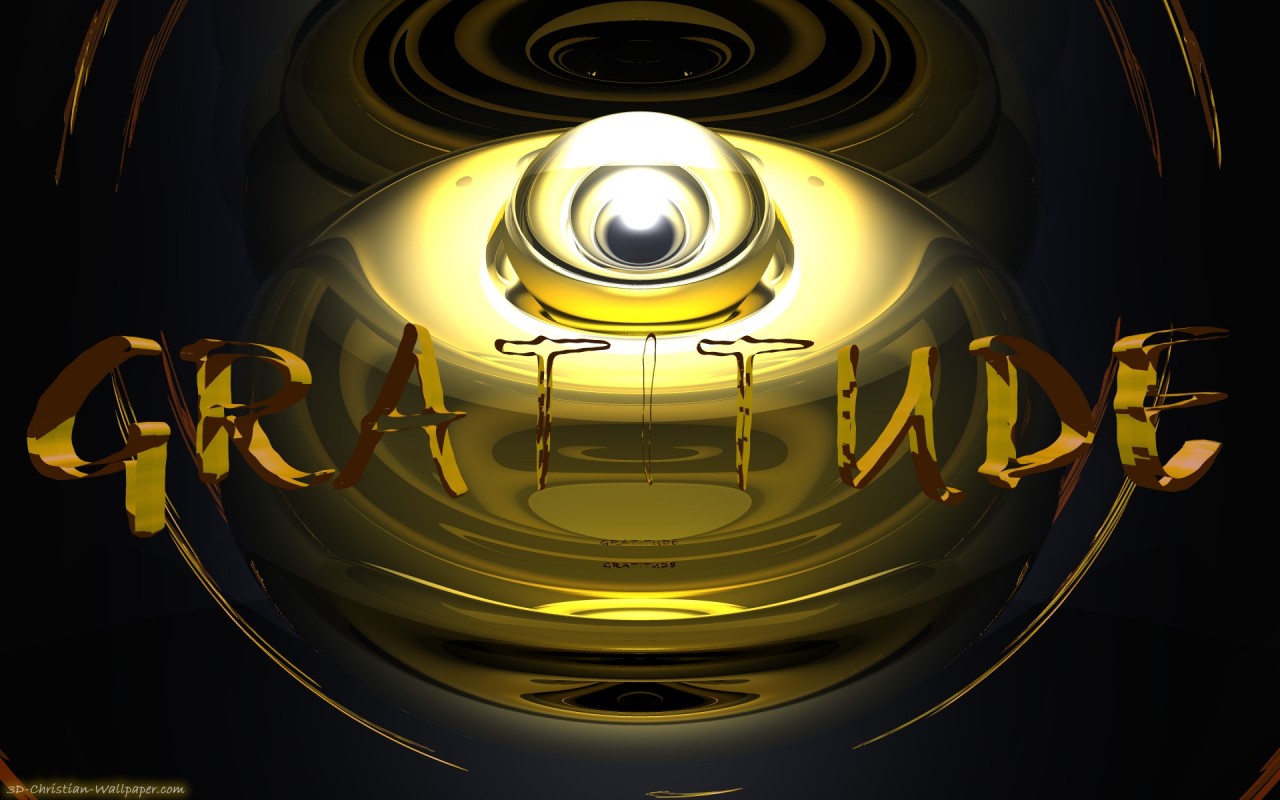 001 Gratitude - Circle - HD Wallpaper 