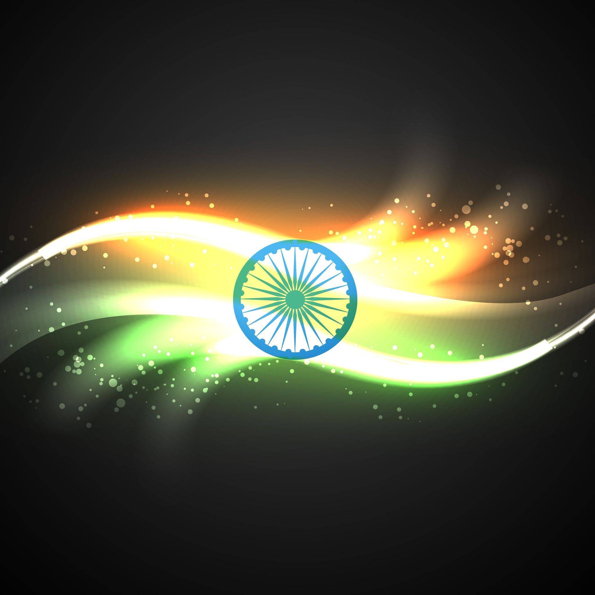 Stylish National Flag Of India - 2048x2048 Wallpaper 