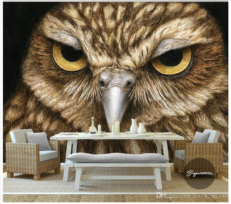 Owl 3d Wall - HD Wallpaper 
