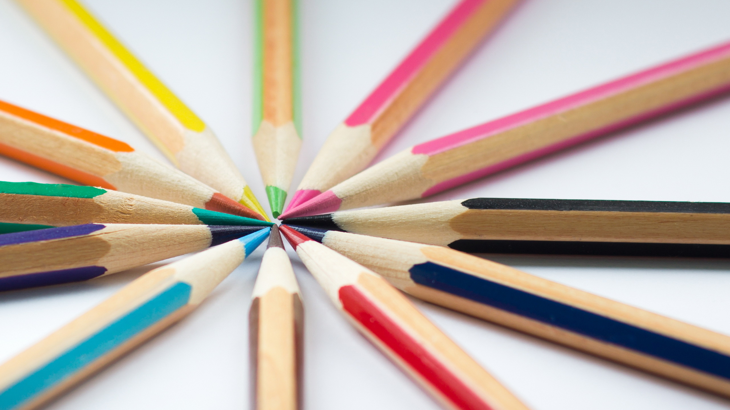 Colourful Pencil 2k - HD Wallpaper 