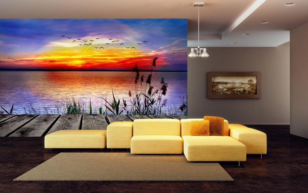 Gold Flower Design Wall - HD Wallpaper 