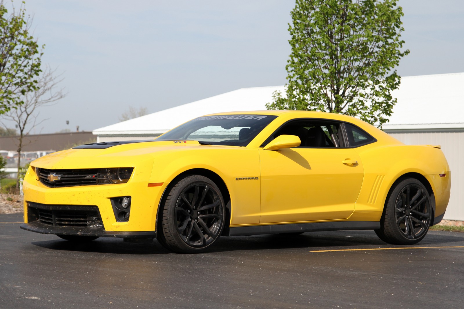 2012 Camaro Zl1 Yellow - HD Wallpaper 