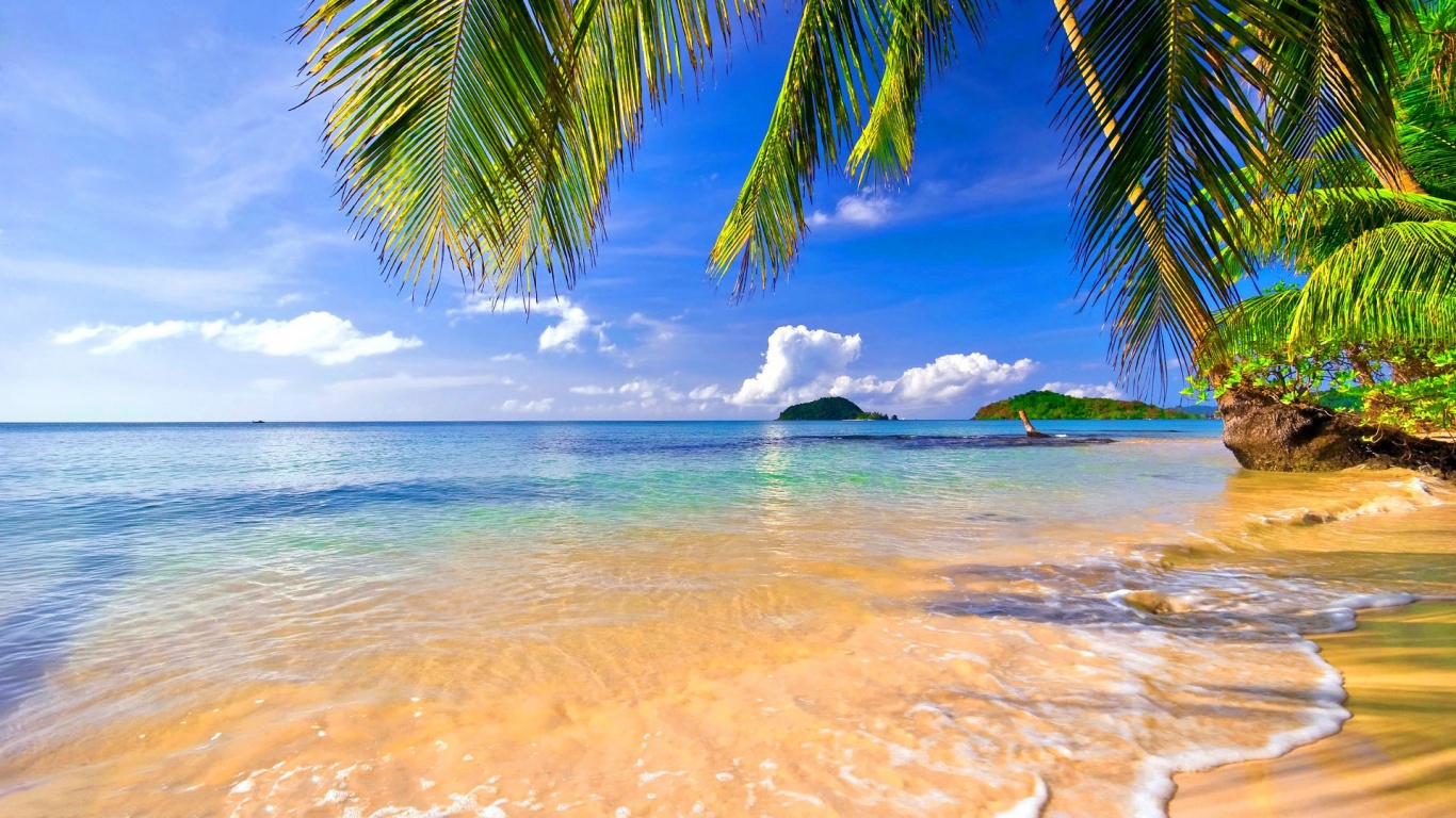 Beaches Wallpapers Widescreen - 1366x768 Wallpaper - teahub.io