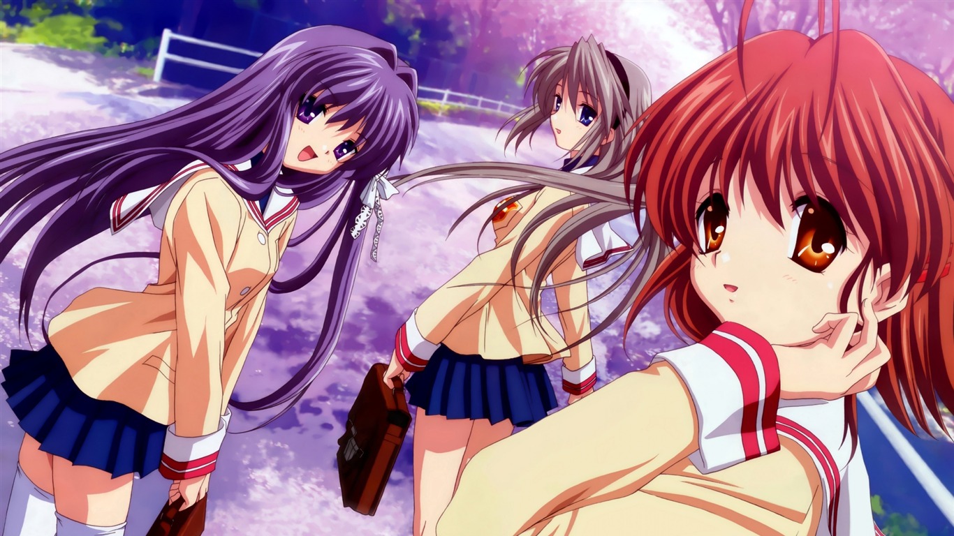 Beautiful Anime School Girls-art Hd Wallpaper2015 - Light Background Anime Violet Evergarden - HD Wallpaper 