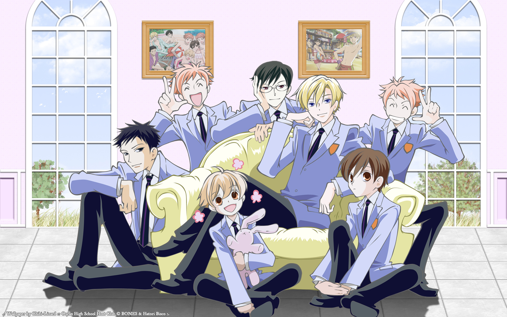 Ouran High School Host Club Wallpaper - Ouran Highschool Host Club Backgrounds - HD Wallpaper 