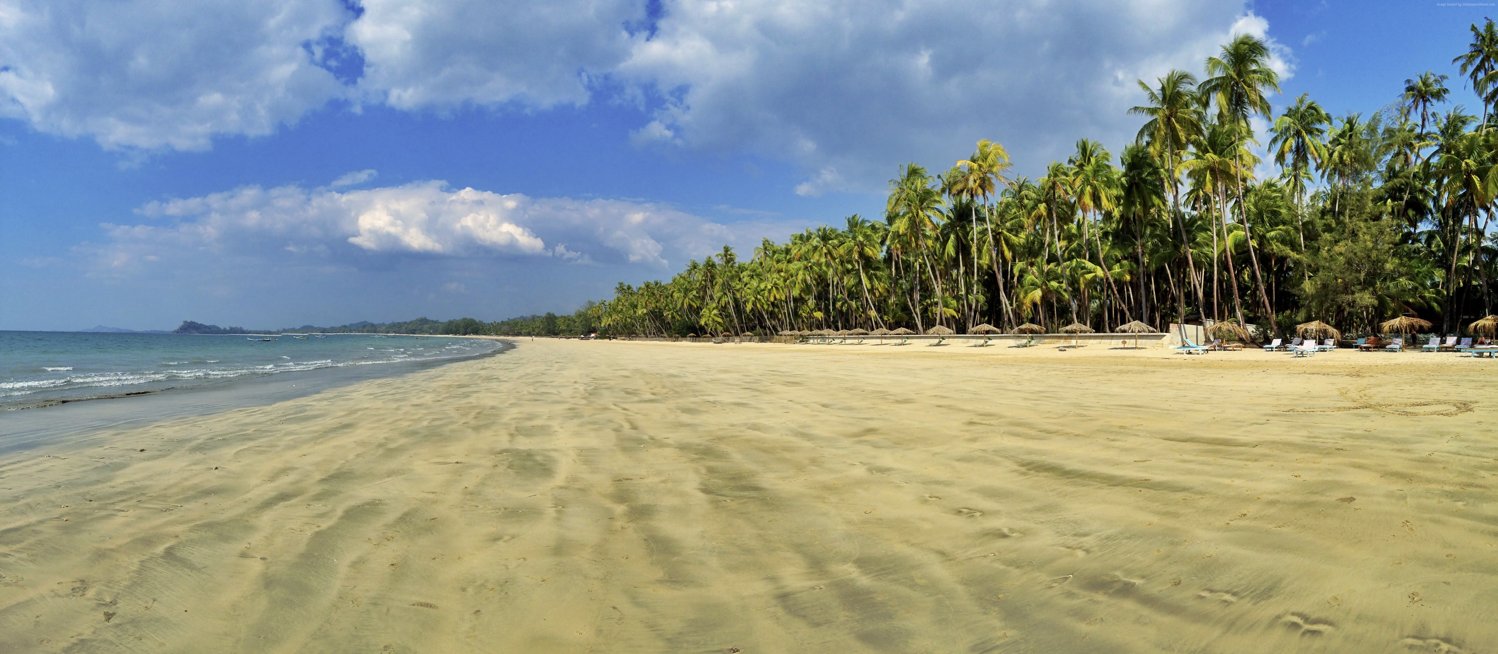 Ngapali Beach - HD Wallpaper 