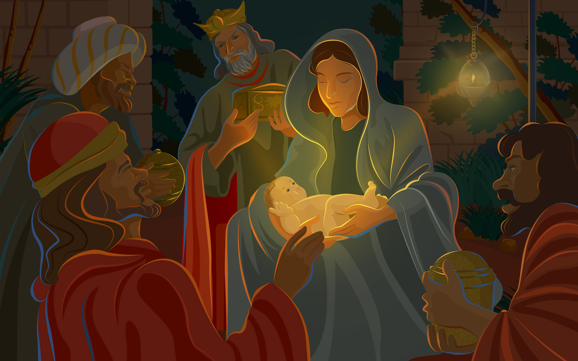 The Birth Of Christ Wallpapers And Images - Birth Of Christ Abstract - HD Wallpaper 