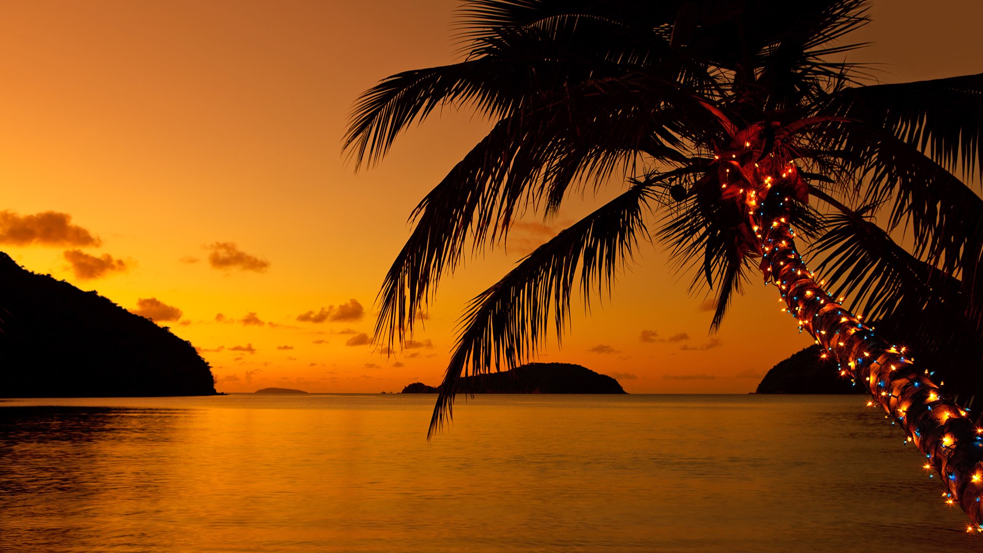 Christmas Beach Wallpaper 1920x1080 Wallpaper teahub.io