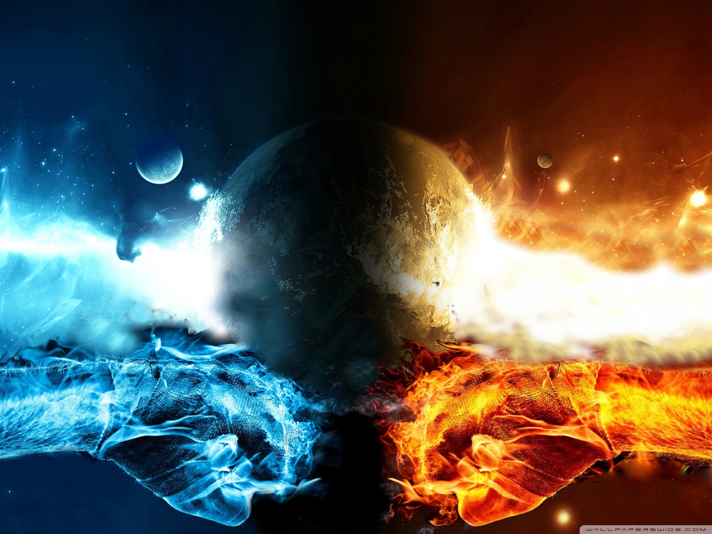 Best Fire And Water - HD Wallpaper 