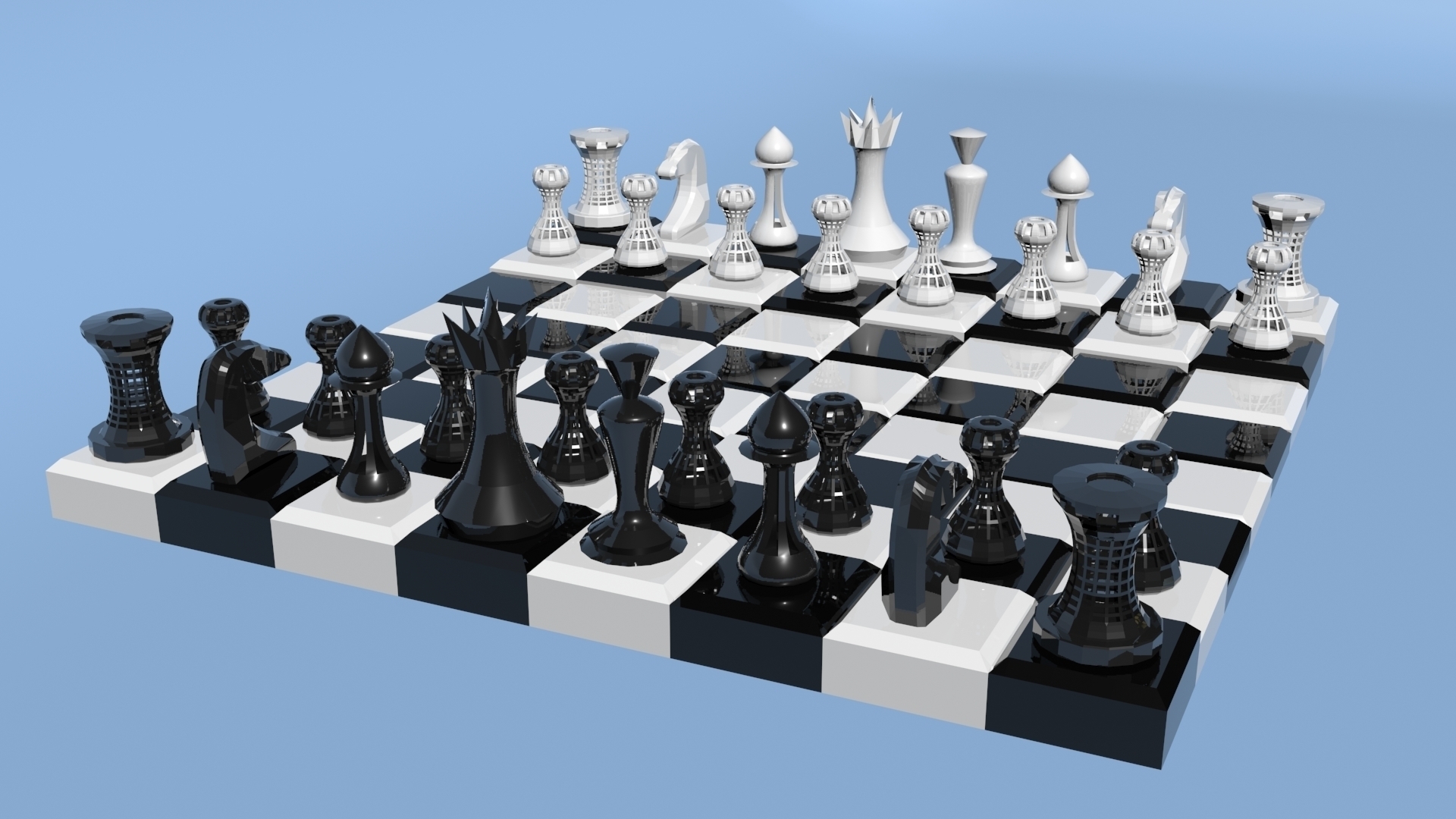 3d Chess - HD Wallpaper 