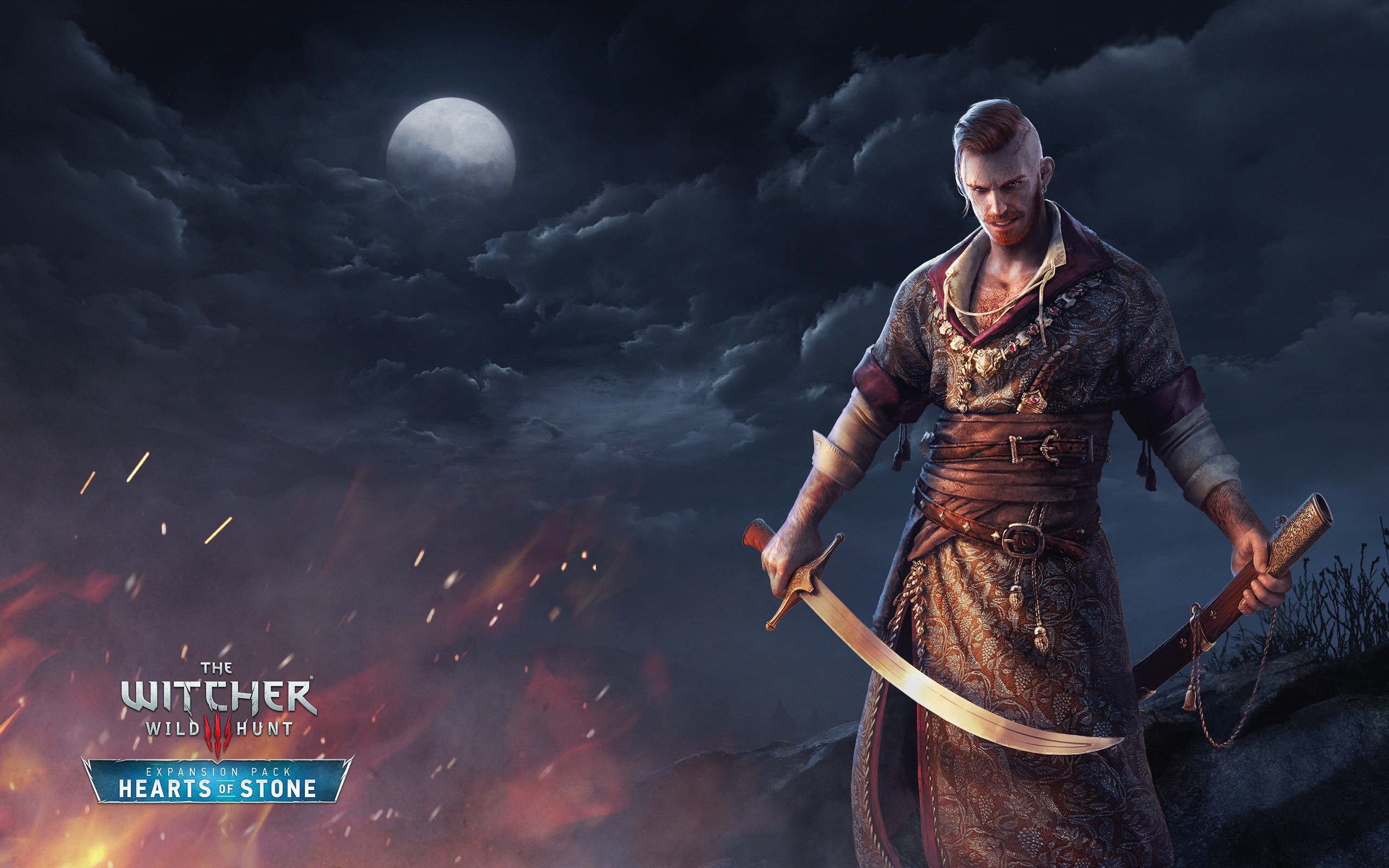 Olgierd The Witcher Wild Hunt Wallpaper - Witcher 3 Hearts Of Stone - HD Wallpaper 