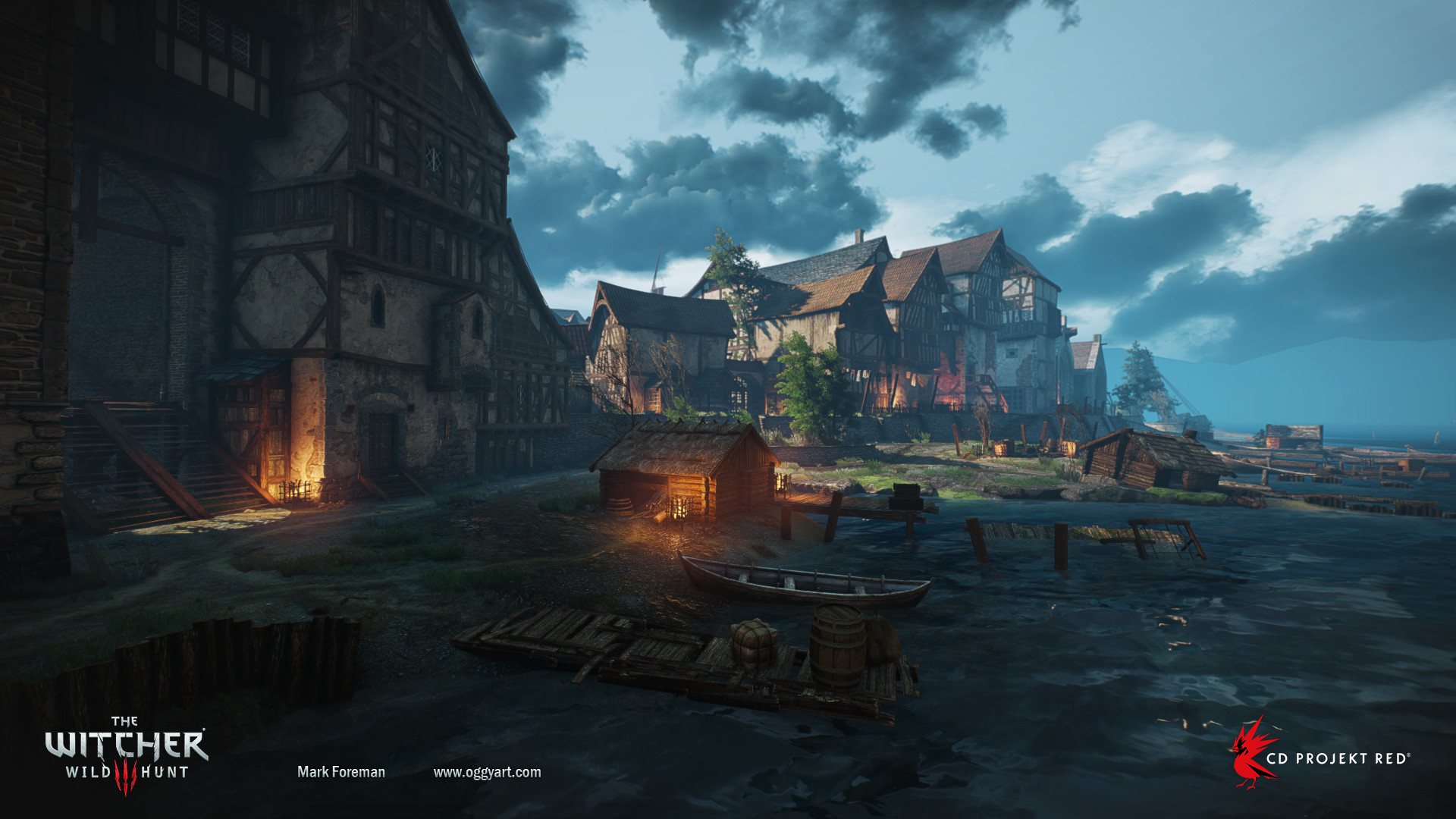 House Near Water The Witcher 3 Wild Hunt Wallpaper - Witcher - HD Wallpaper 