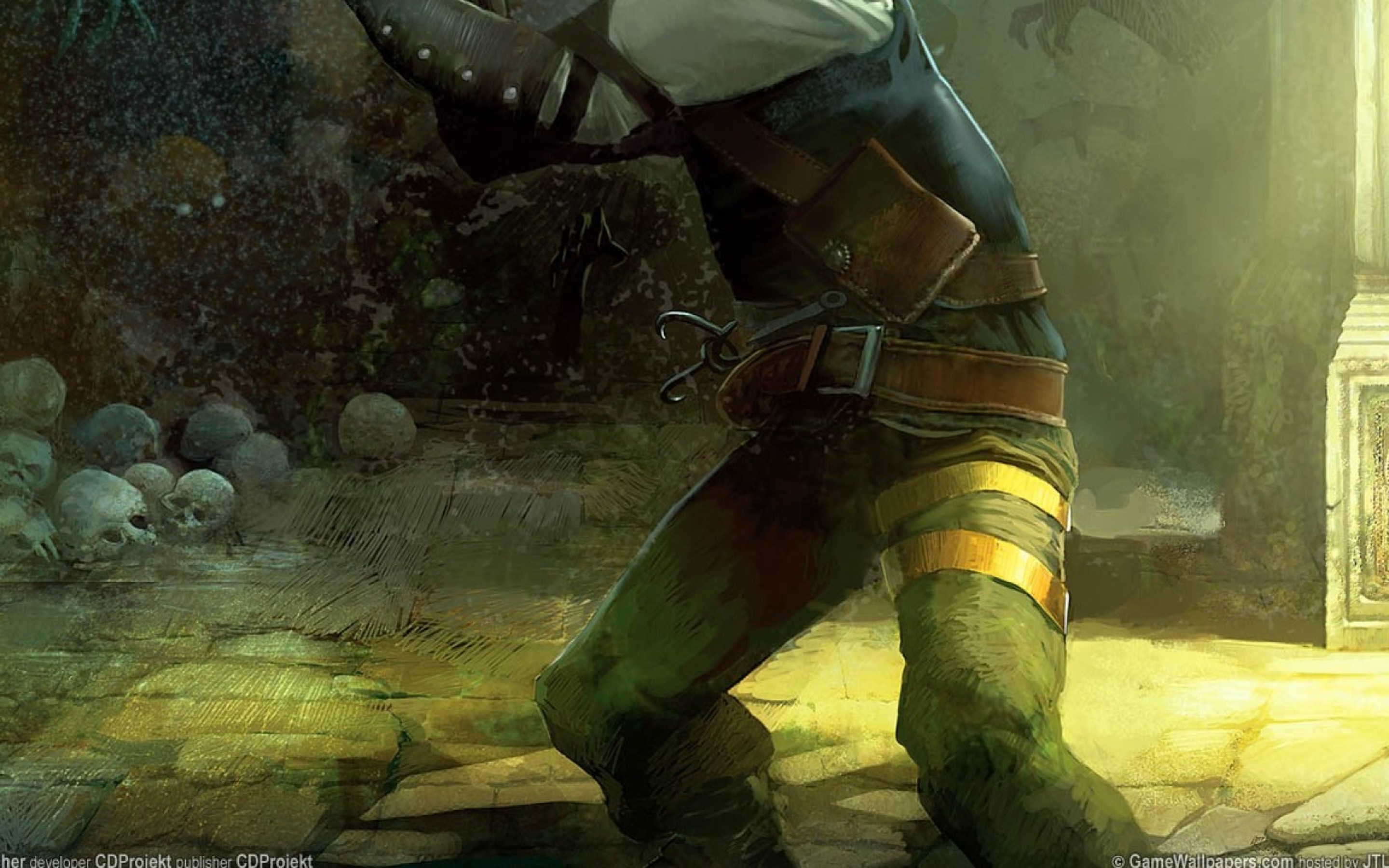 Geralt Of Rivia White Wolf - HD Wallpaper 