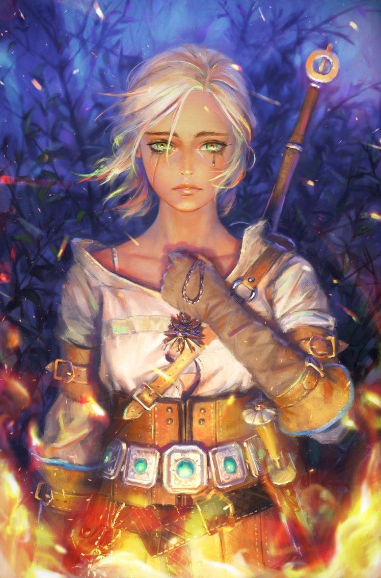 Witcher Ciri Wallpaper Mobile - HD Wallpaper 