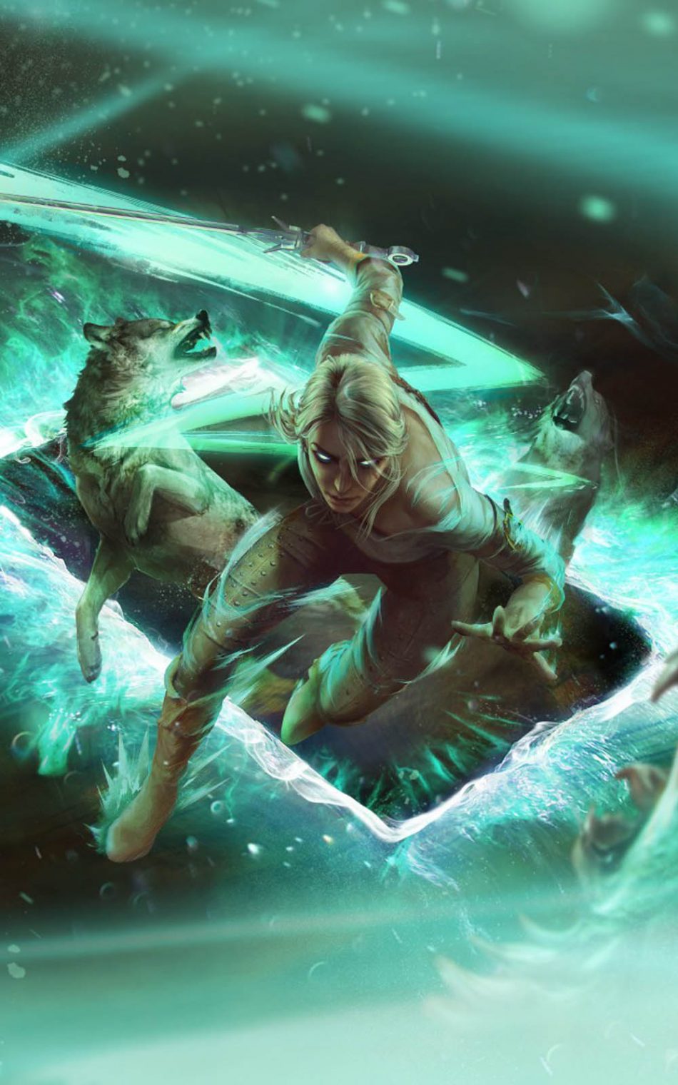 Ciri Gwent In Tthe Witcher Card Game 2017 Hd Mobile - Ciri Gwent Wallpaper Phone - HD Wallpaper 