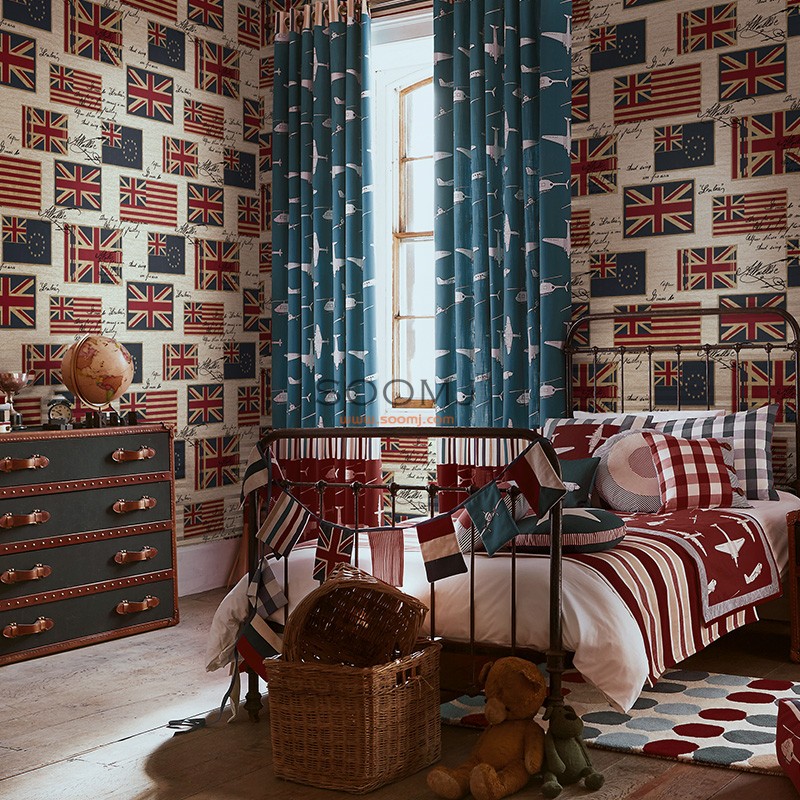 Retro Wallpaper Uk - Cat Dinding Kamar Bendera Inggris - HD Wallpaper 