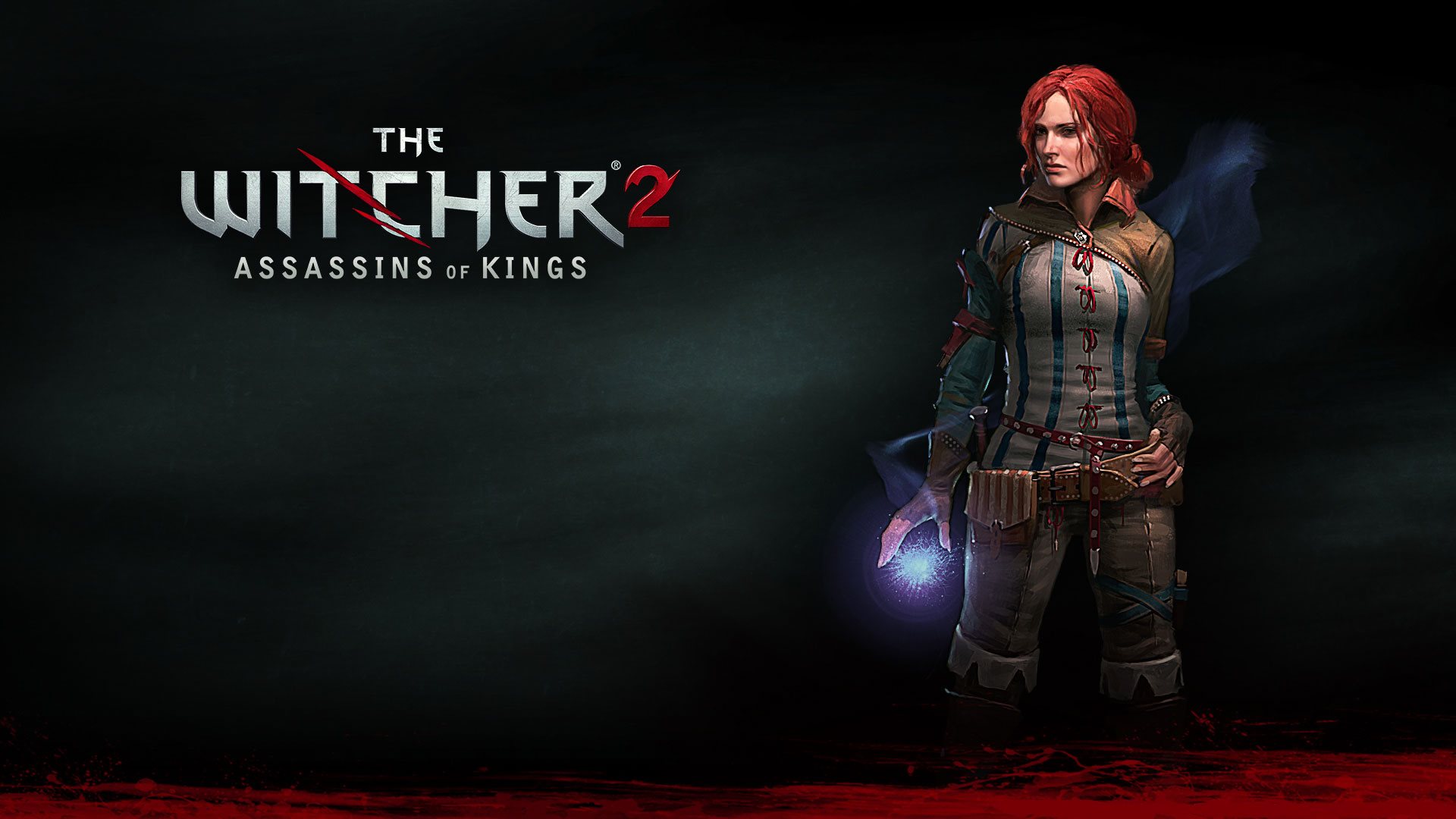 Witcher 2 Wallpaper Triss - HD Wallpaper 