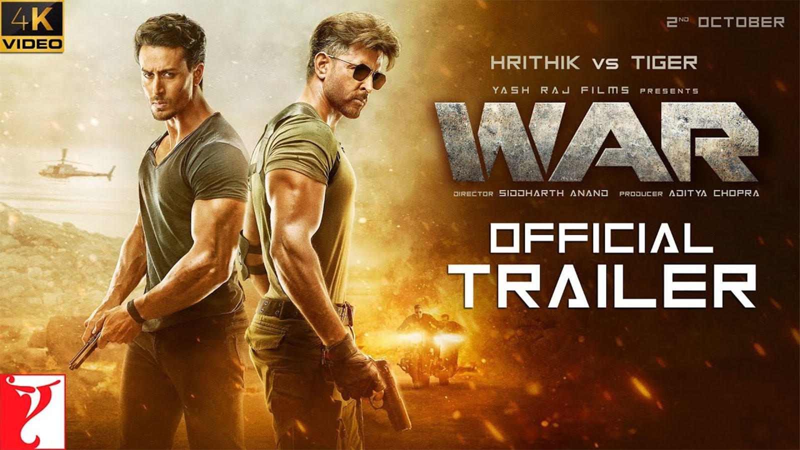 War 2019 Hindi Movie - 1600x900 Wallpaper War 2019 Hindi Movie - 1600x900 Wallpaper