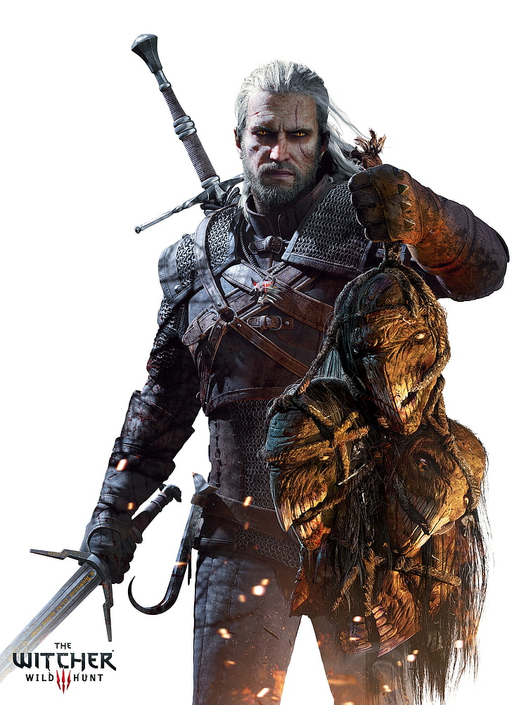 Witcher 3 Geralt Cover - 728x1002 Wallpaper - teahub.io