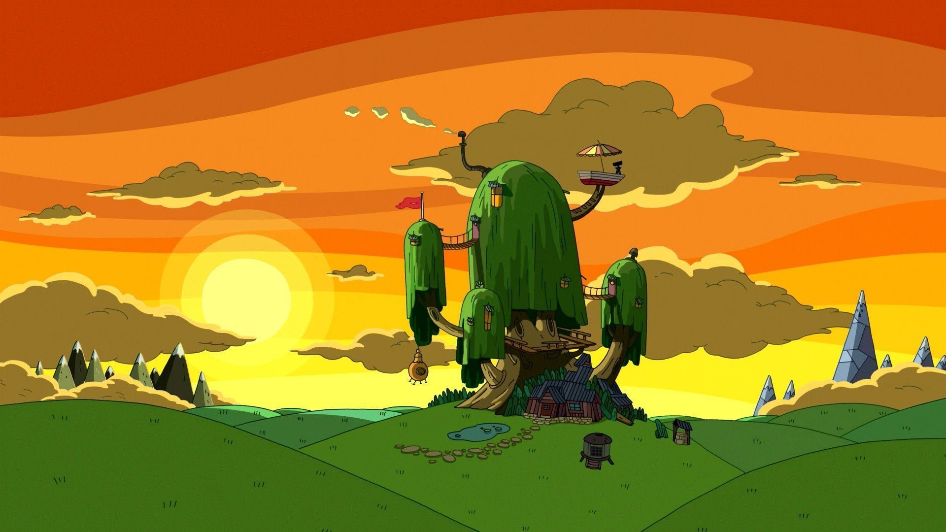 Adventure Time Desktop Wallpaper - Adventure Time The End - HD Wallpaper 