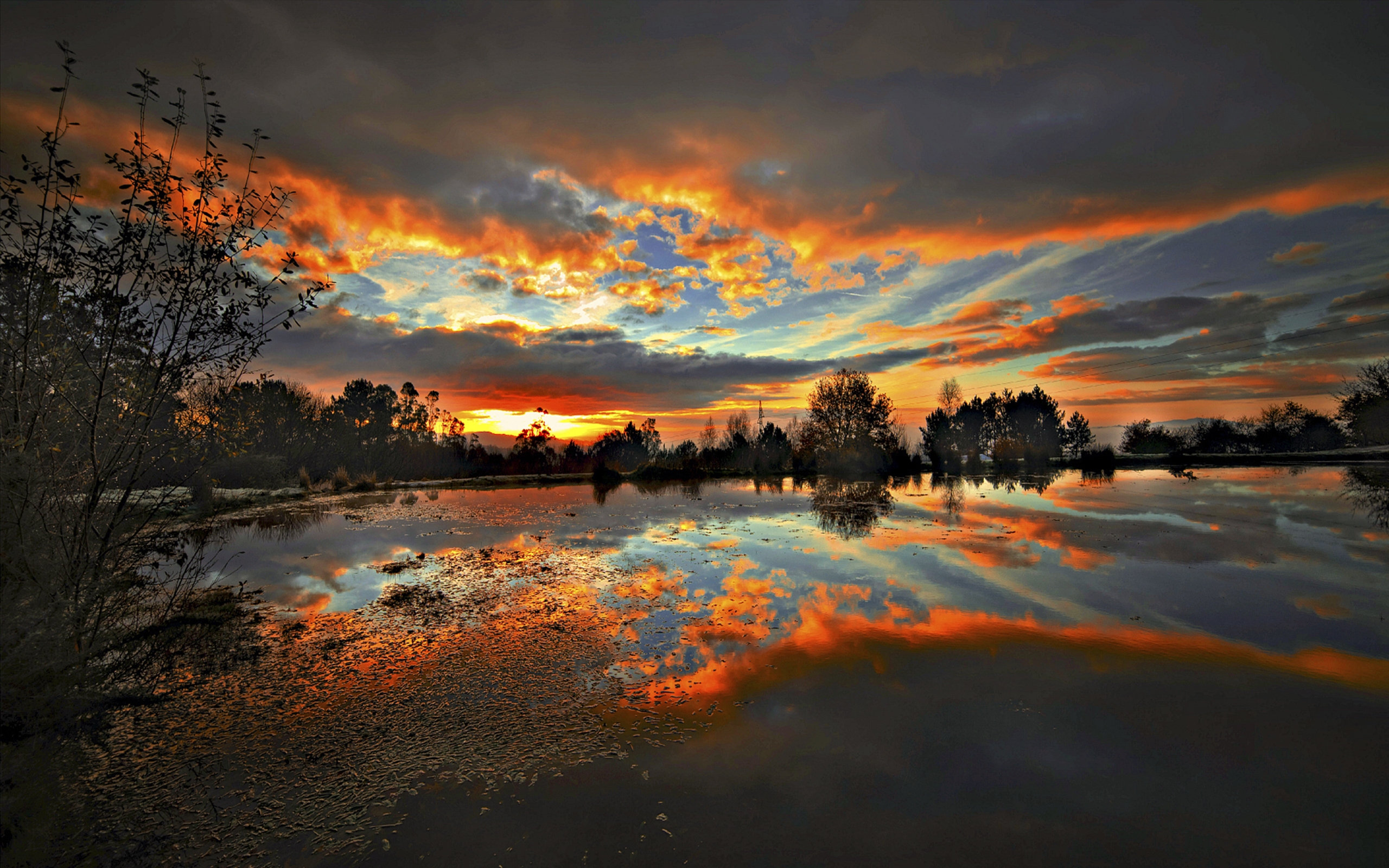 Scenic Sunset - HD Wallpaper 