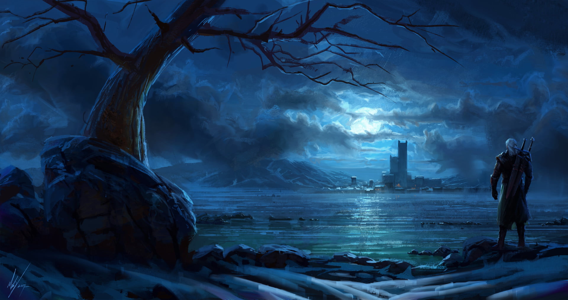 Witcher 3 Wallpaper Landscape - HD Wallpaper 