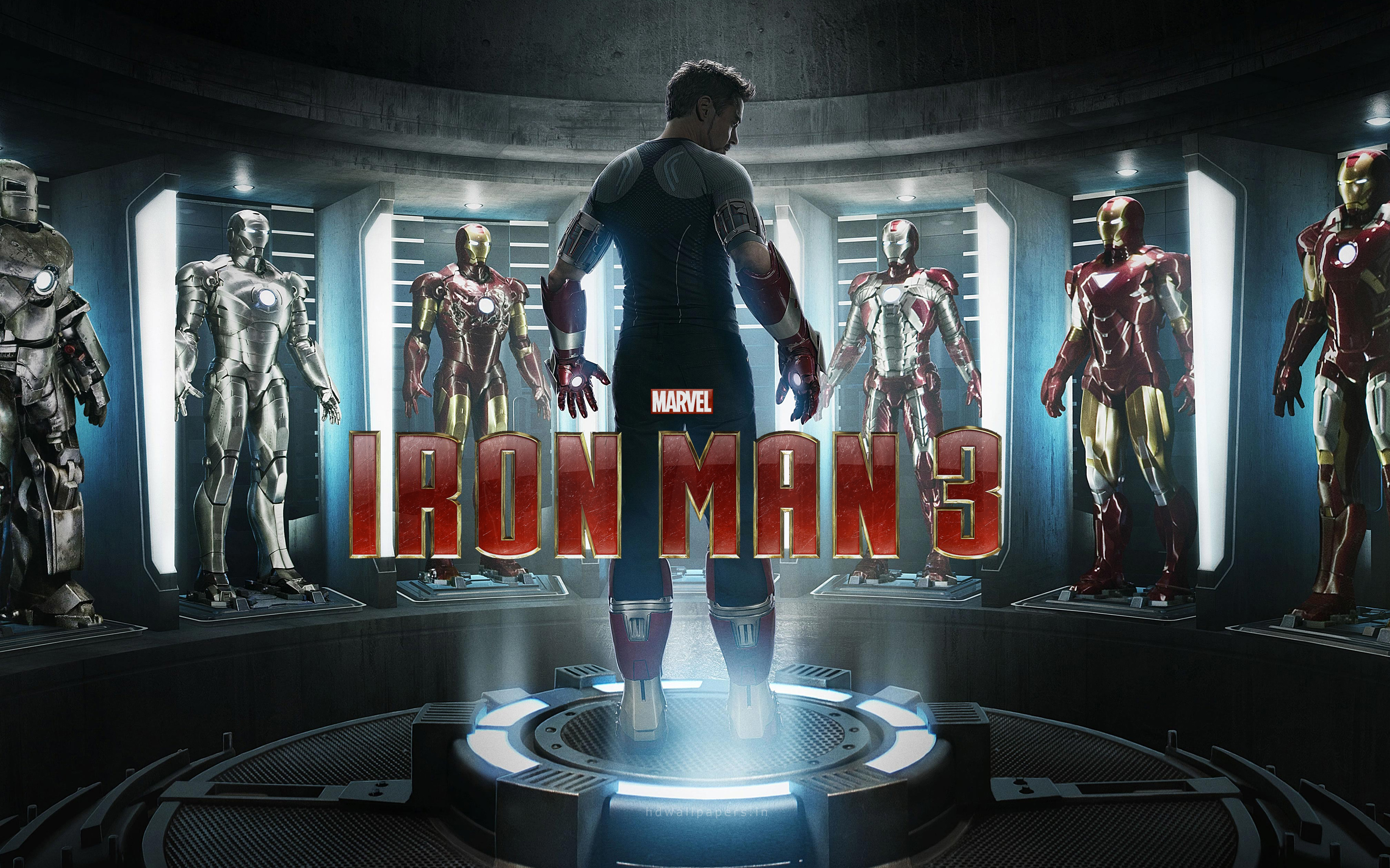 Iron Man 3 Hd Movie Wallpaper - HD Wallpaper 